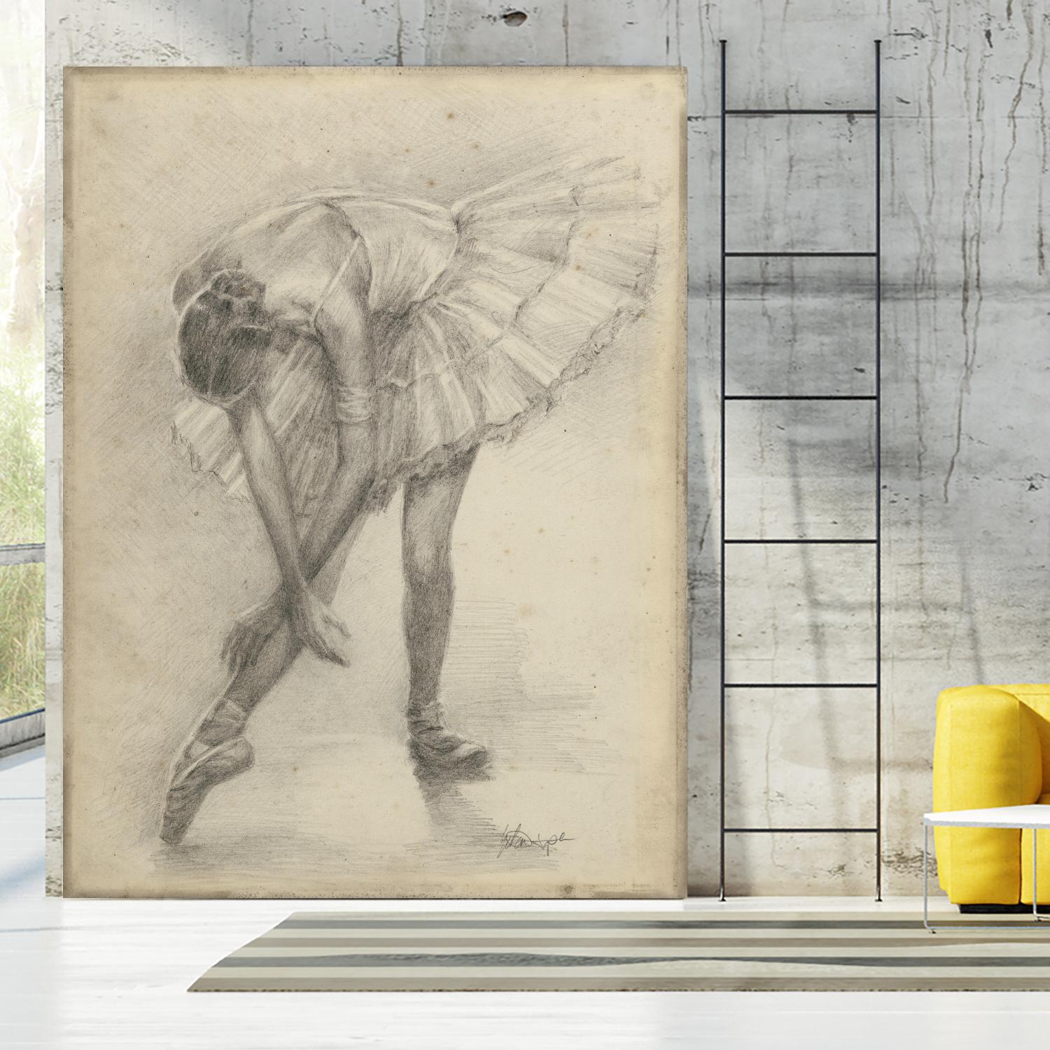 Antique Ballerina Study II by Ethan Harper on GIANT ART - fashion