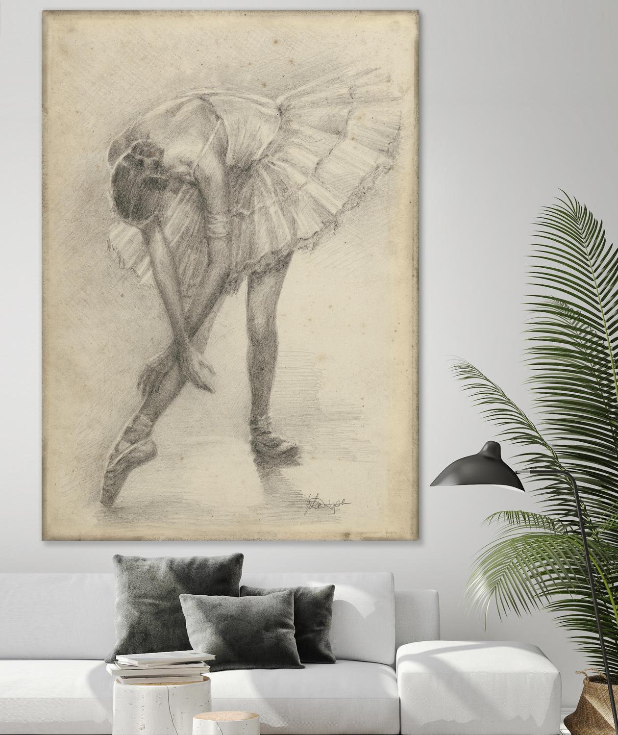 Antique Ballerina Study II by Ethan Harper on GIANT ART - fashion