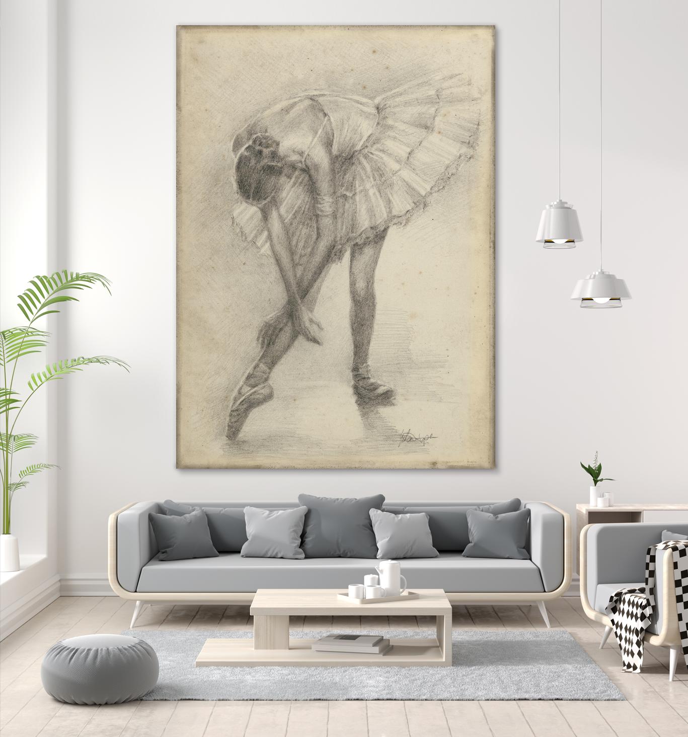 Antique Ballerina Study II by Ethan Harper on GIANT ART - fashion