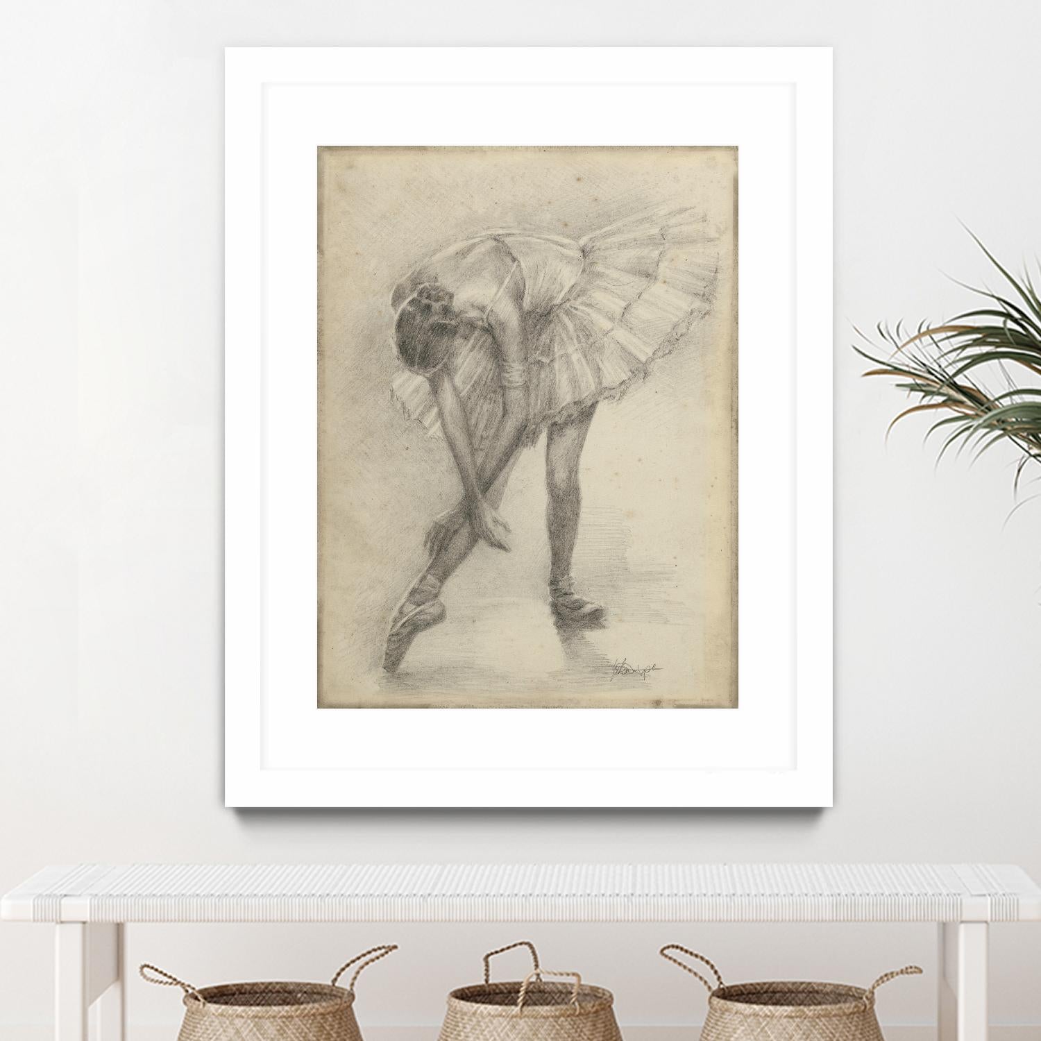 Antique Ballerina Study II by Ethan Harper on GIANT ART - fashion