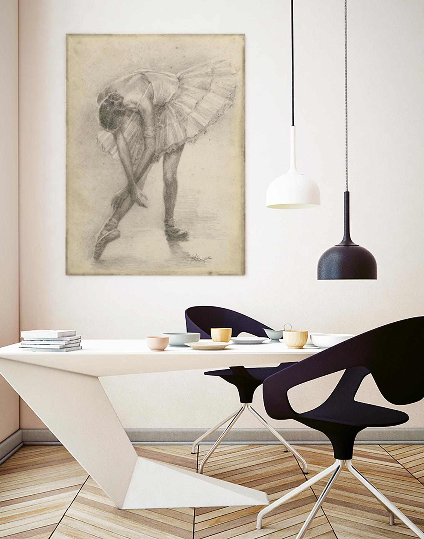 Antique Ballerina Study II by Ethan Harper on GIANT ART - fashion