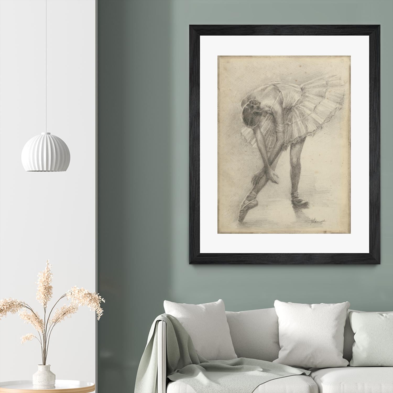Antique Ballerina Study II by Ethan Harper on GIANT ART - fashion