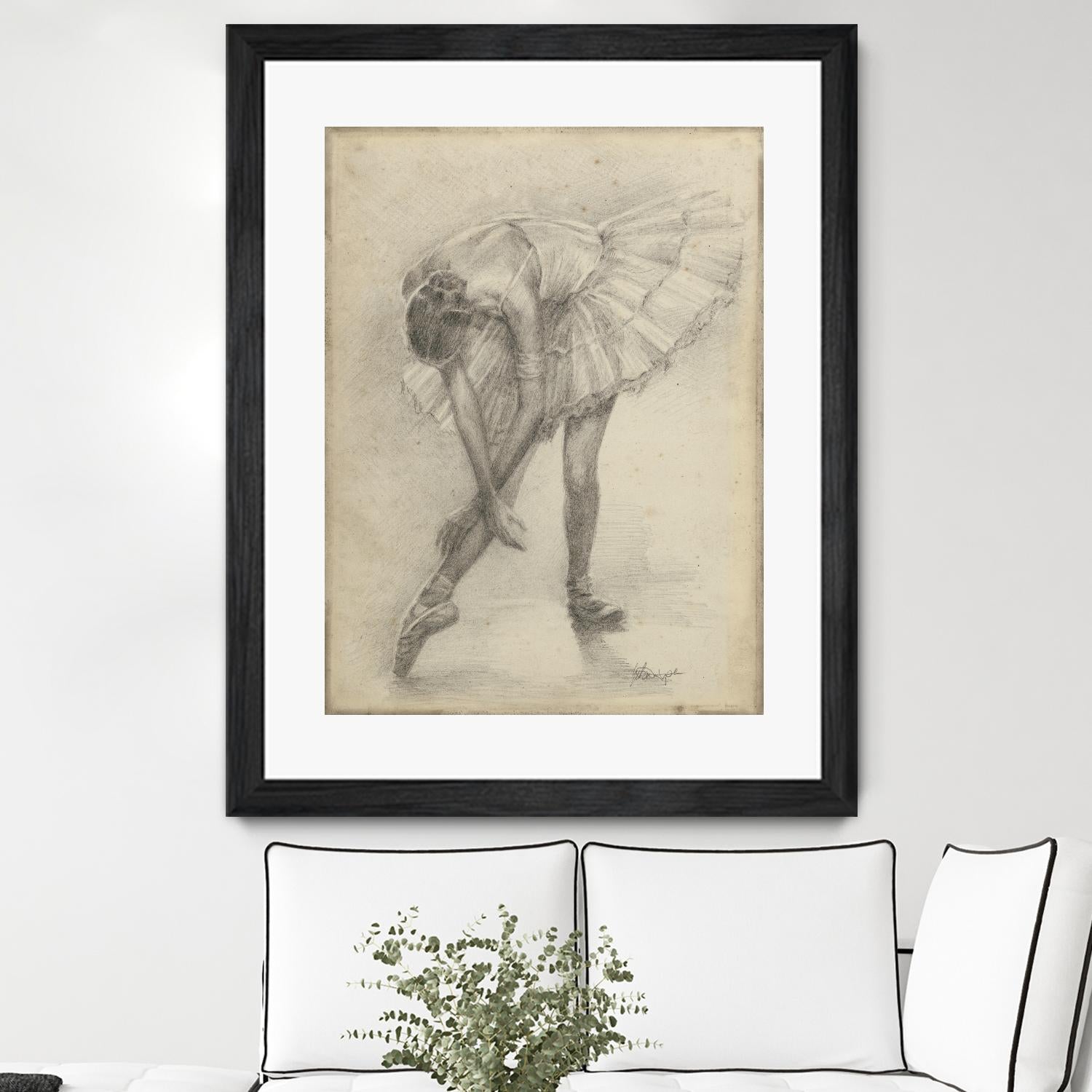 Antique Ballerina Study II by Ethan Harper on GIANT ART - fashion