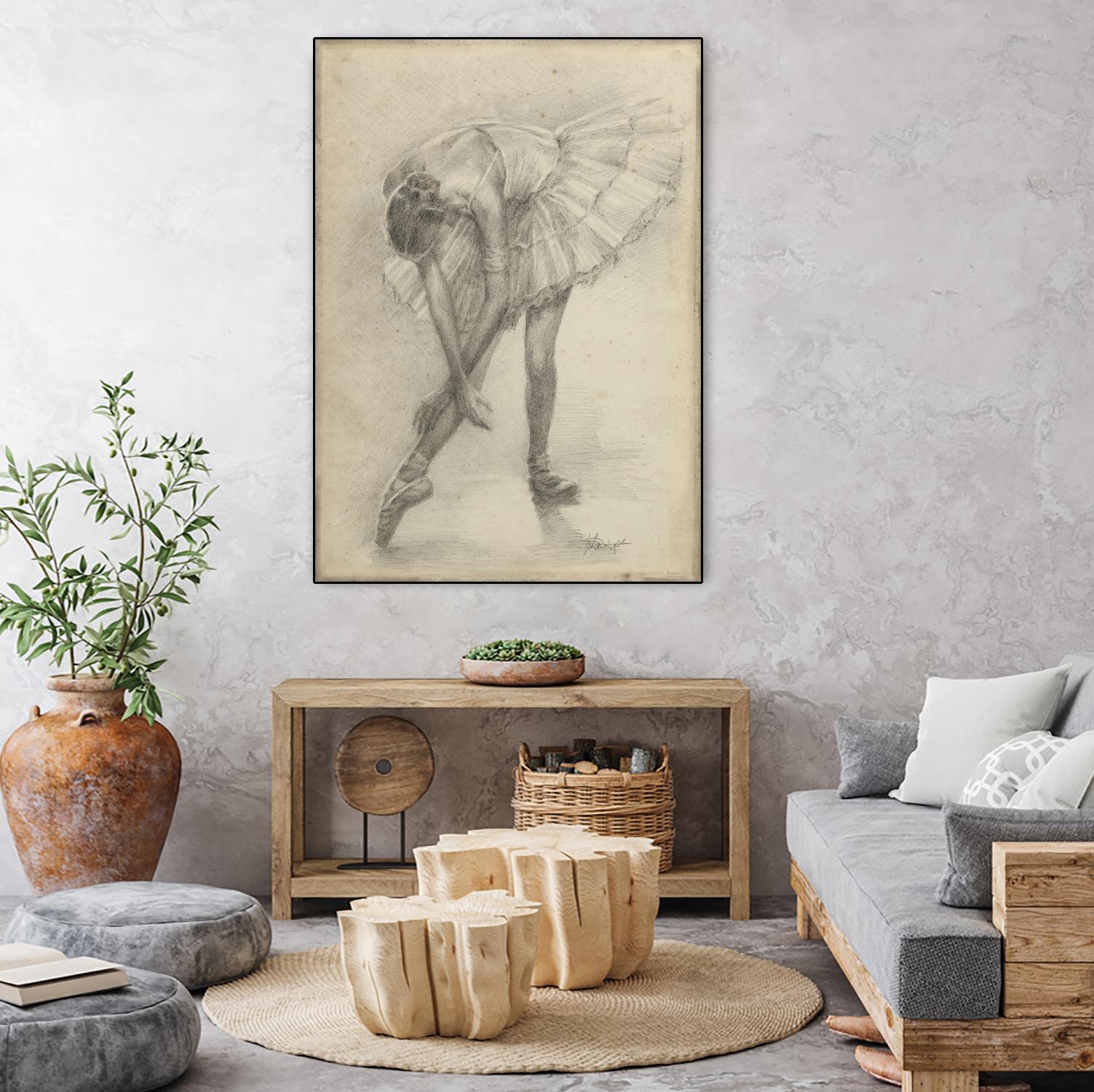 Antique Ballerina Study II by Ethan Harper on GIANT ART - fashion