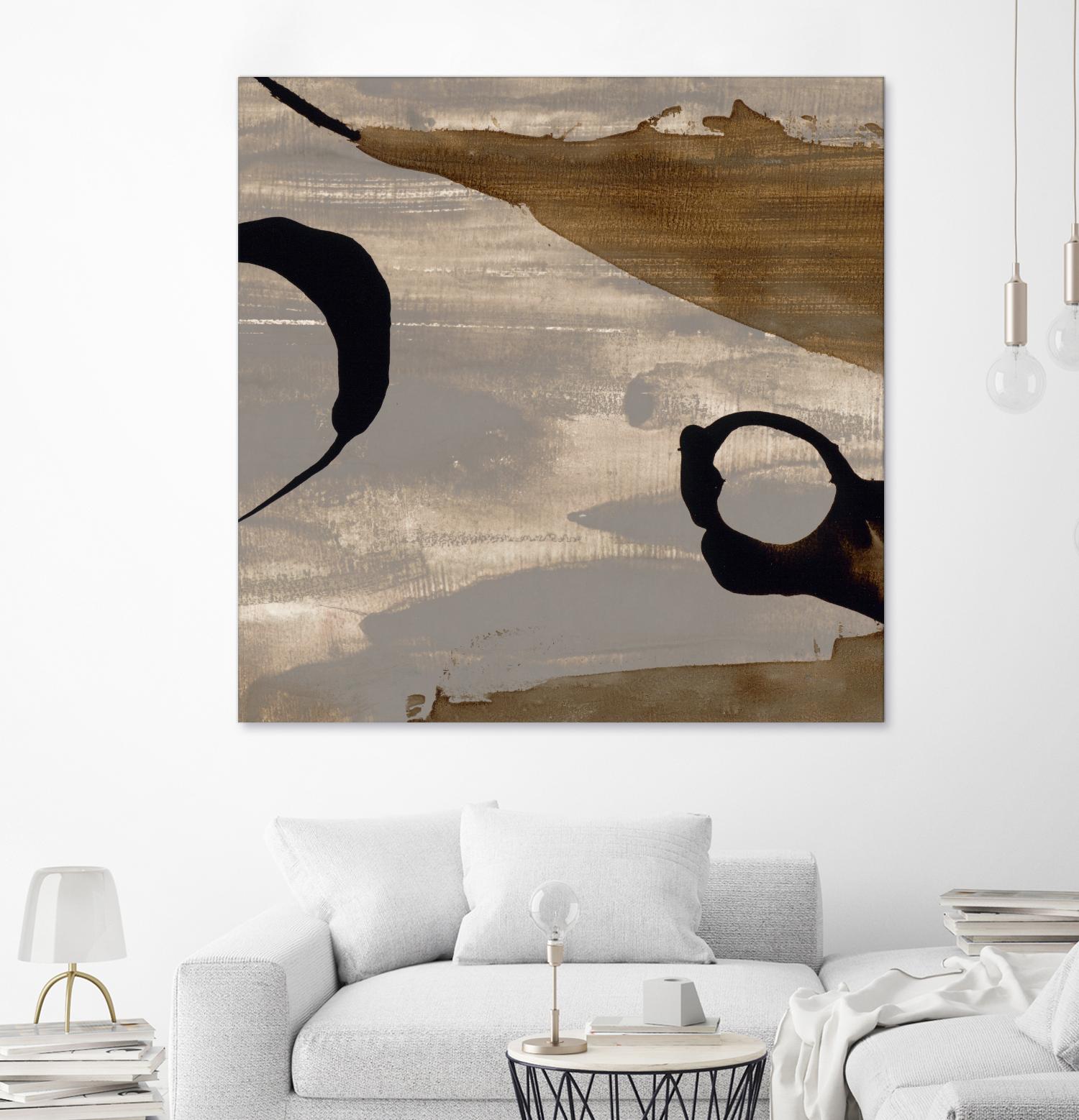 Gossamer II by Sisa Jasper on GIANT ART - brown abstract