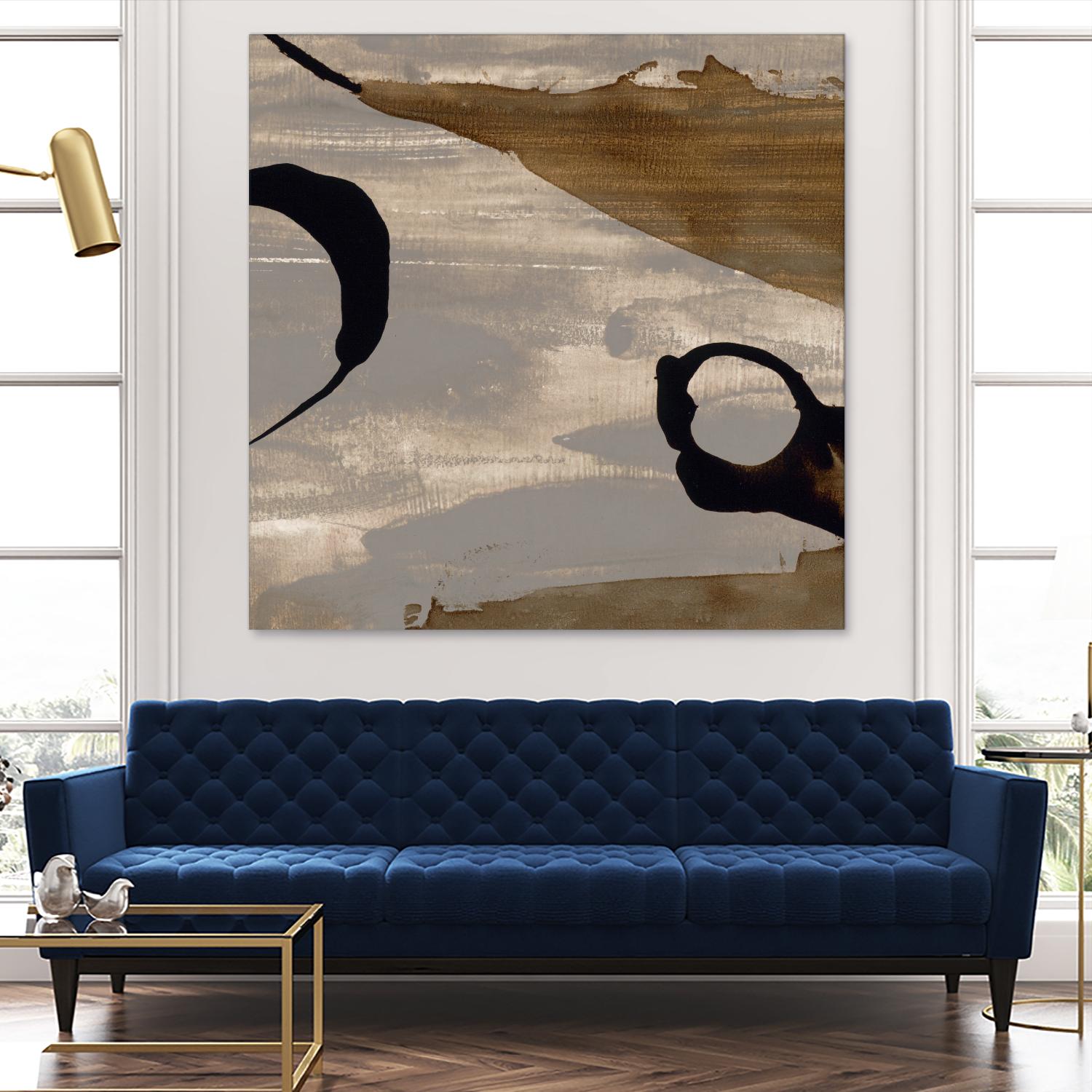 Gossamer II by Sisa Jasper on GIANT ART - brown abstract