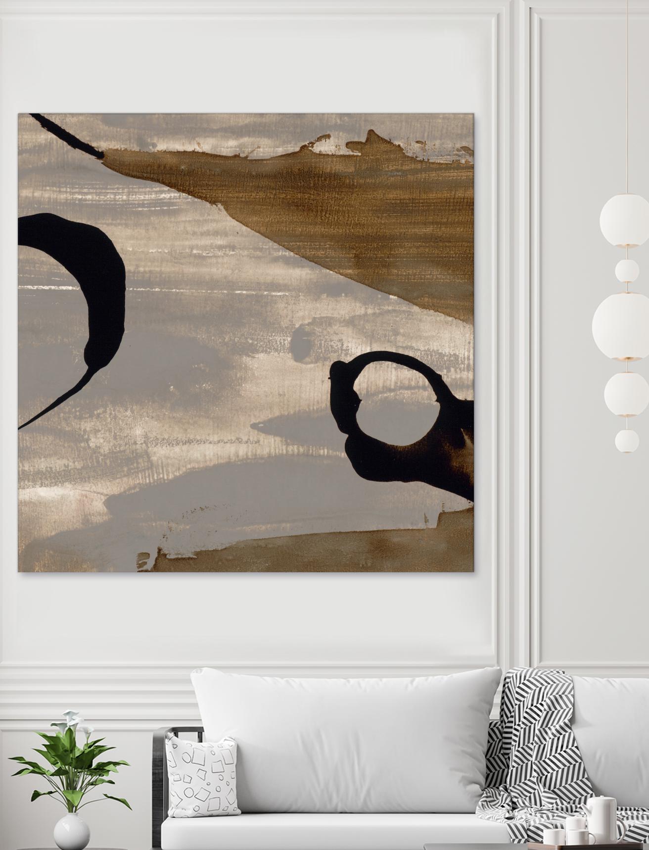Gossamer II by Sisa Jasper on GIANT ART - brown abstract