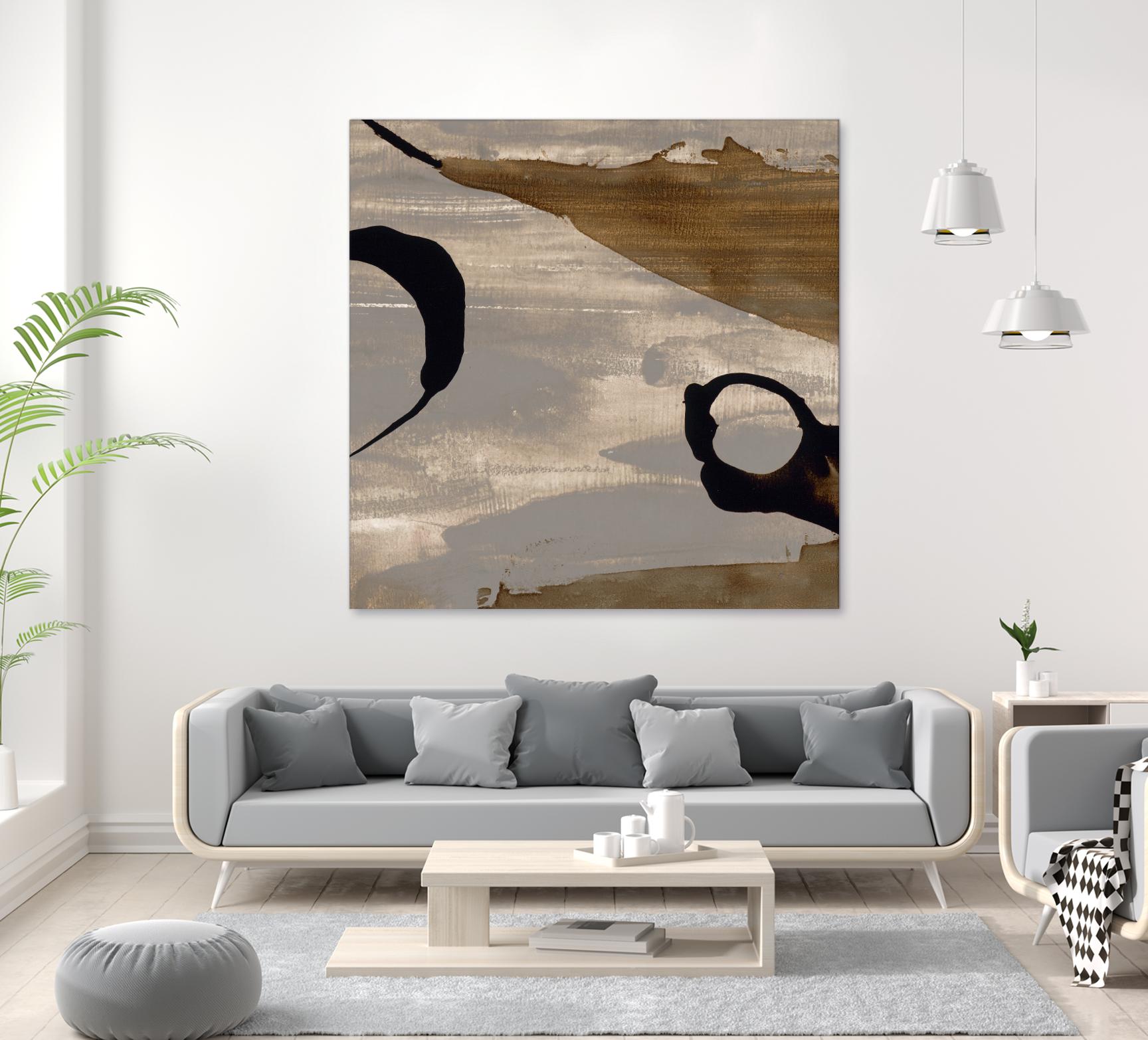 Gossamer II by Sisa Jasper on GIANT ART - brown abstract