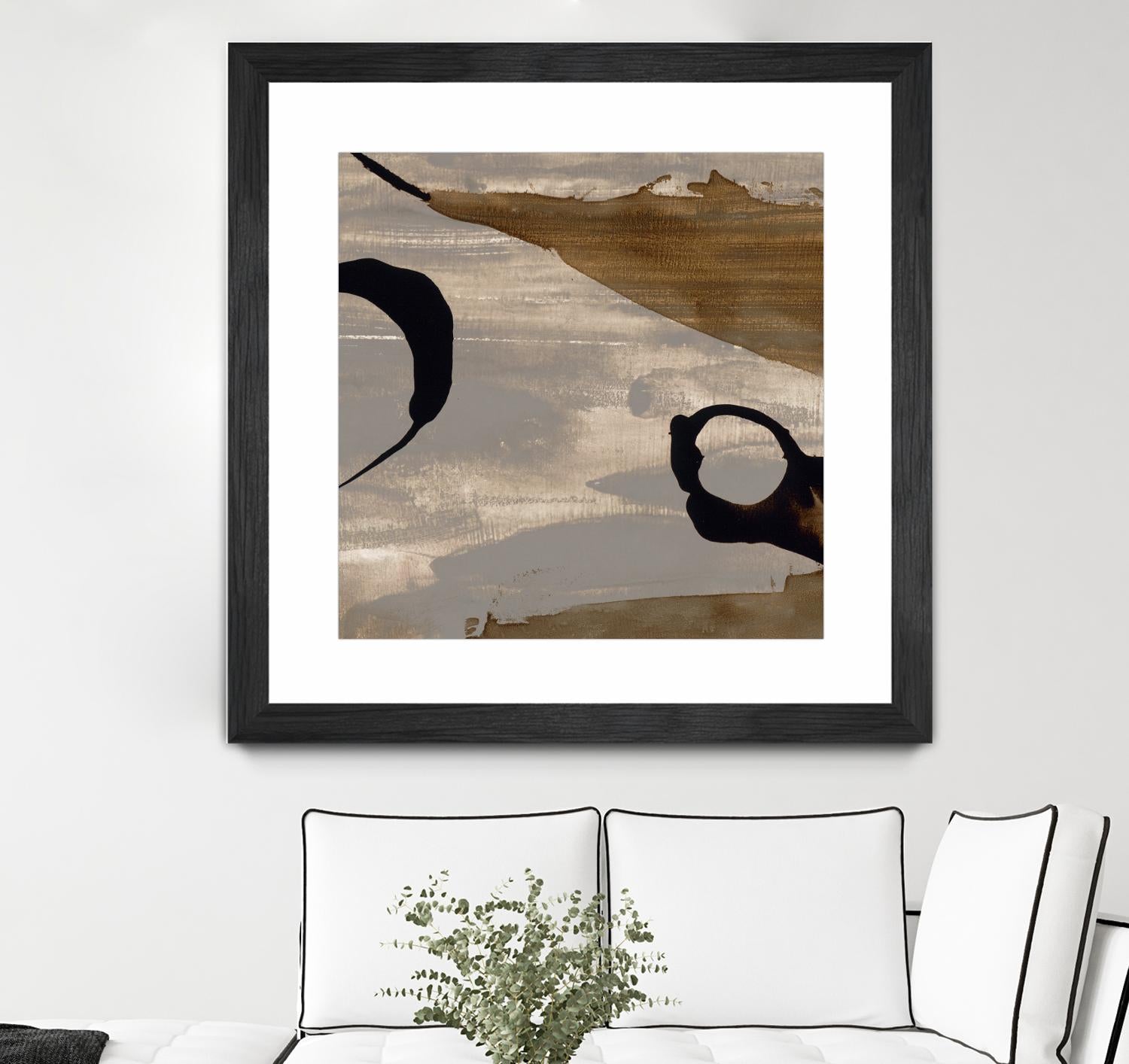 Gossamer II by Sisa Jasper on GIANT ART - brown abstract