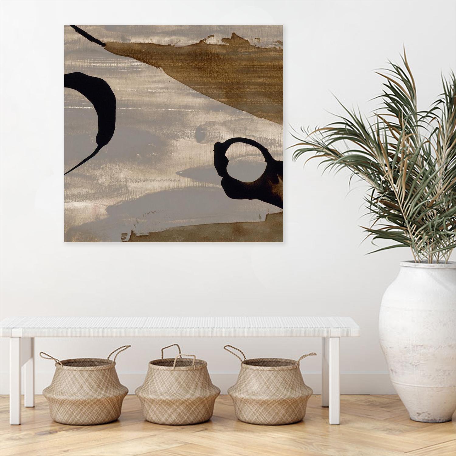 Gossamer II by Sisa Jasper on GIANT ART - brown abstract