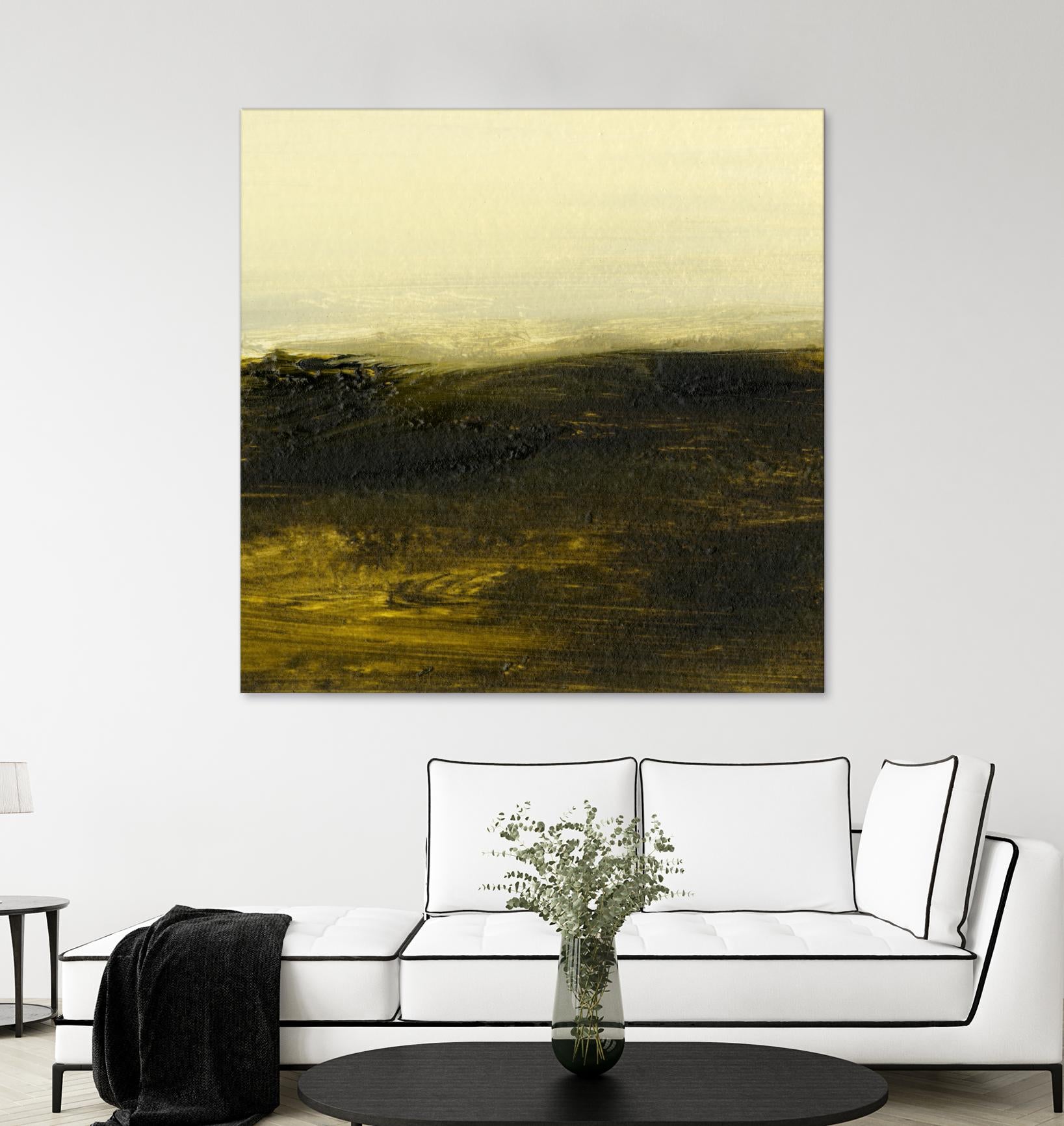 Light on the Horizon II by Sharon Gordon on GIANT ART - green abstract