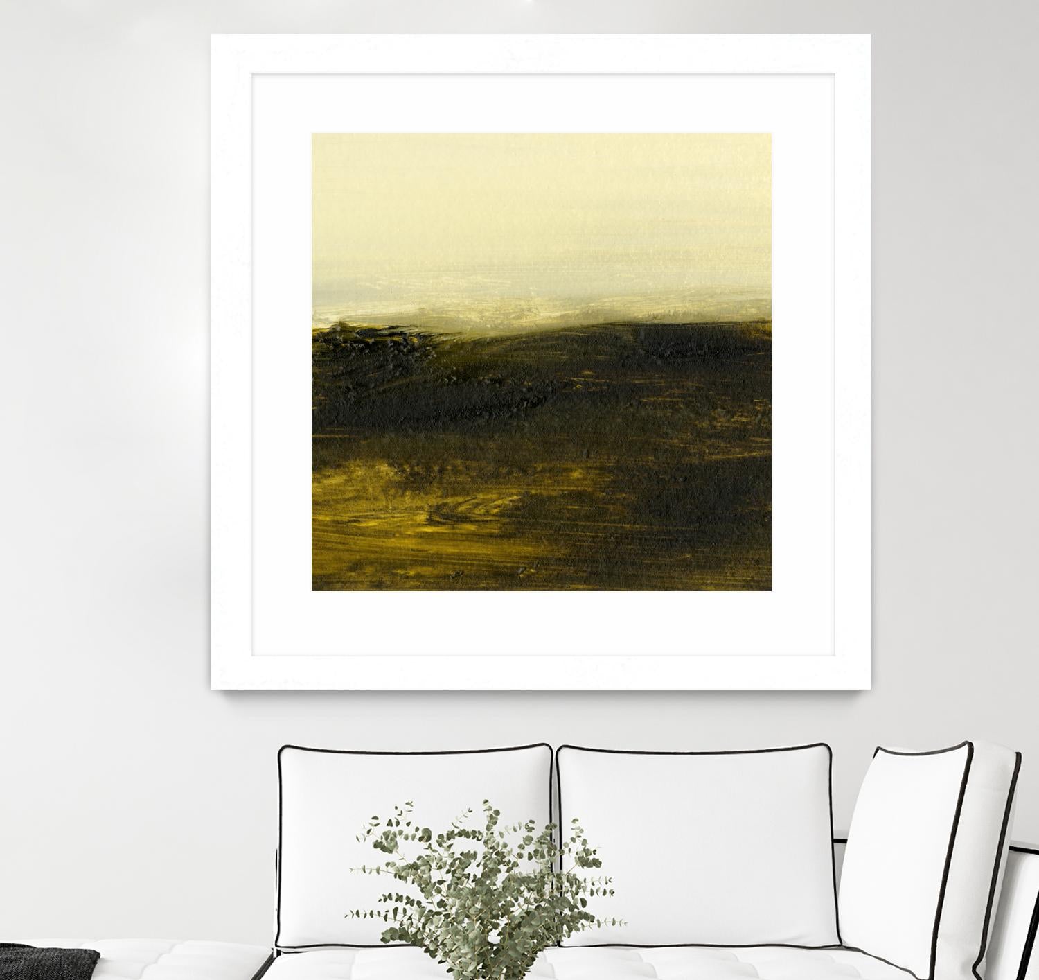 Light on the Horizon II by Sharon Gordon on GIANT ART - green abstract