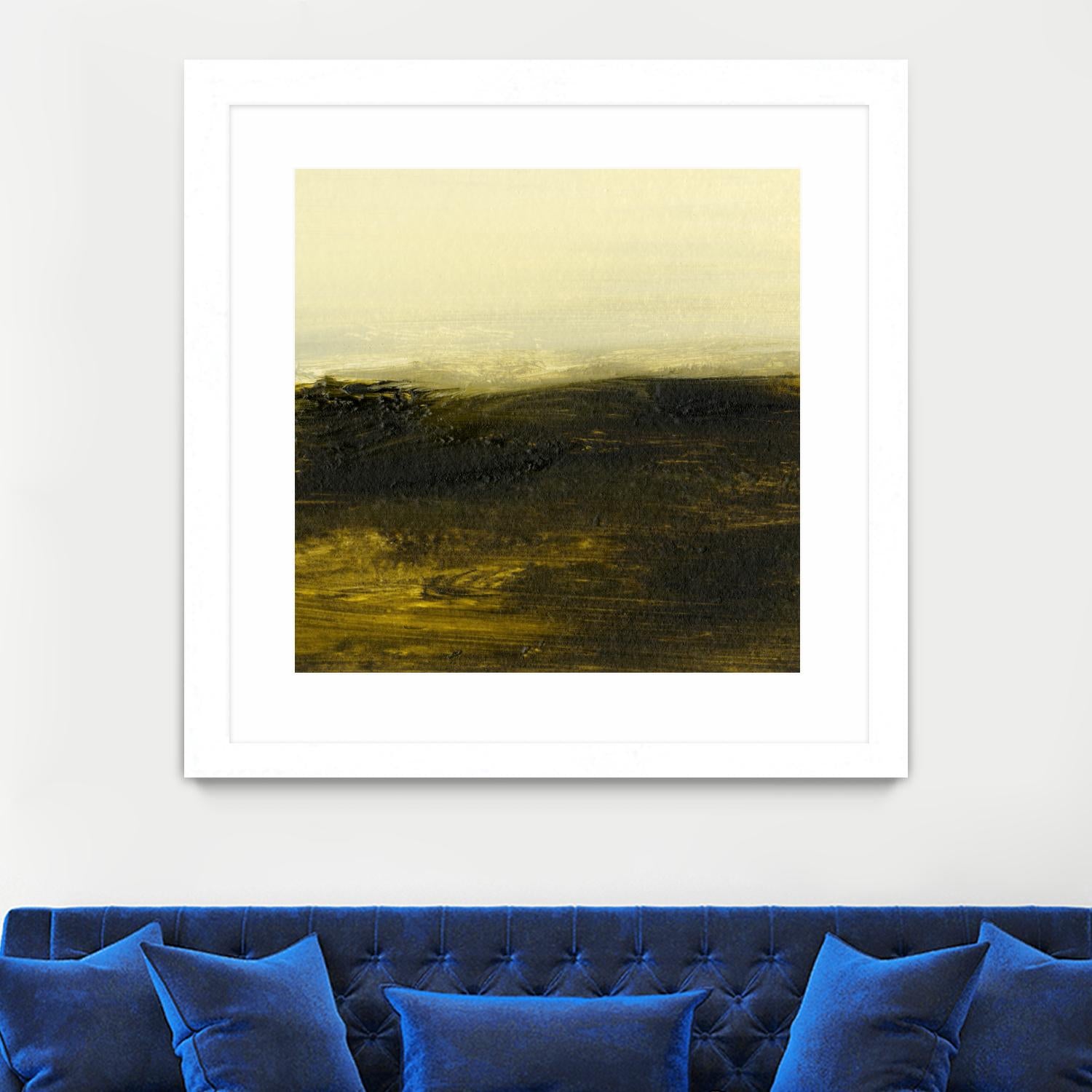 Light on the Horizon II by Sharon Gordon on GIANT ART - green abstract