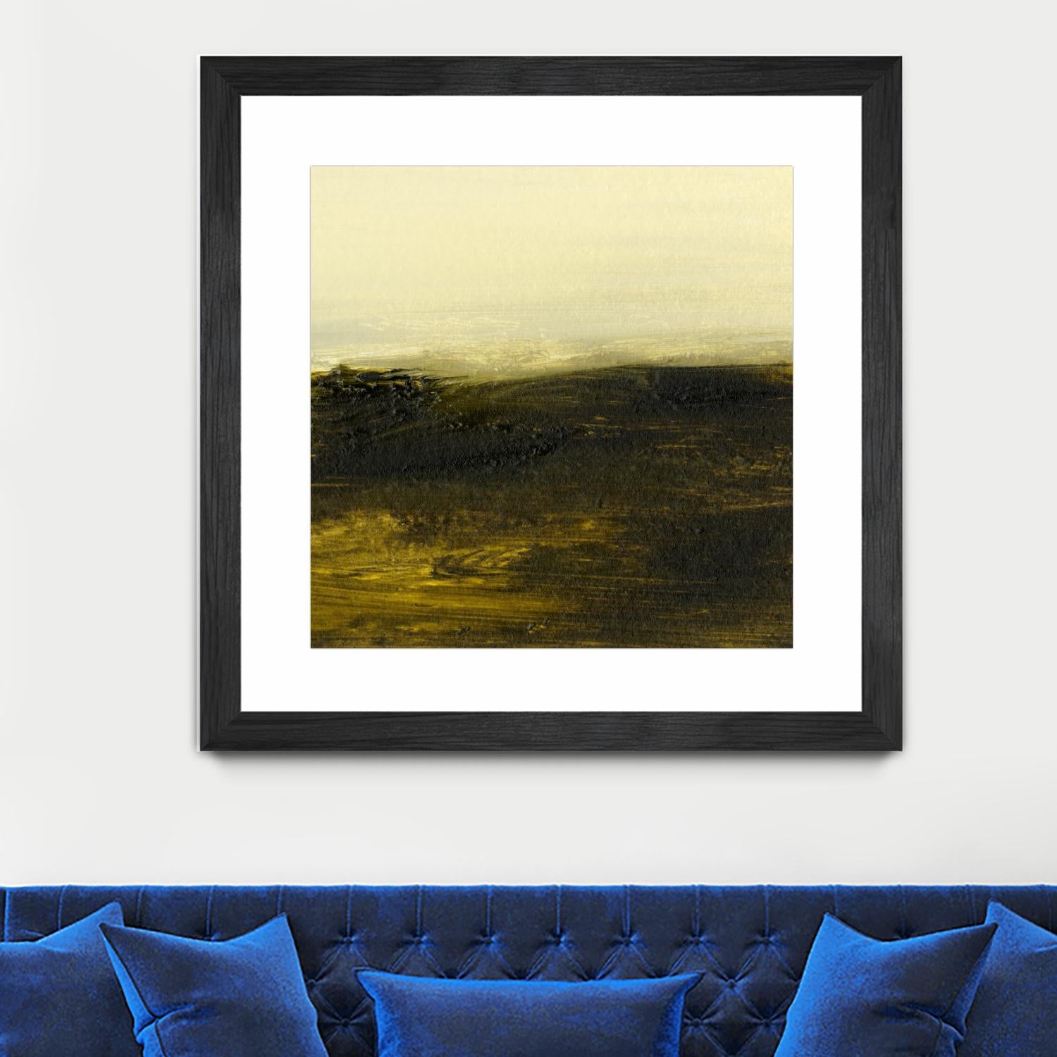 Light on the Horizon II by Sharon Gordon on GIANT ART - green abstract