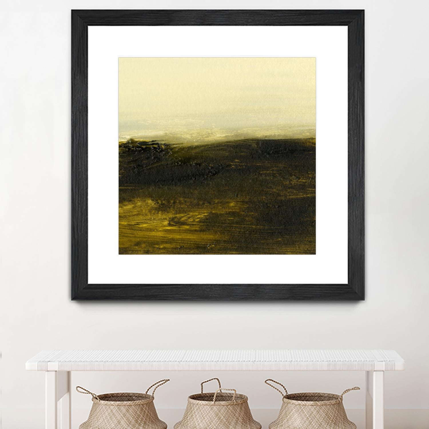 Light on the Horizon II by Sharon Gordon on GIANT ART - green abstract