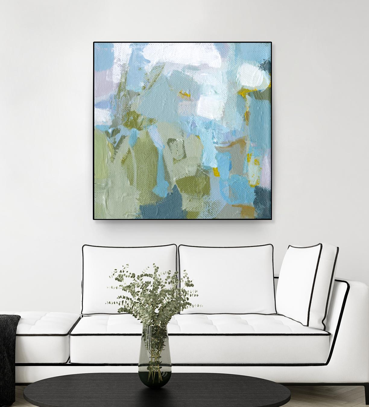 Dinner Mints by Christina Long on GIANT ART - green abstract