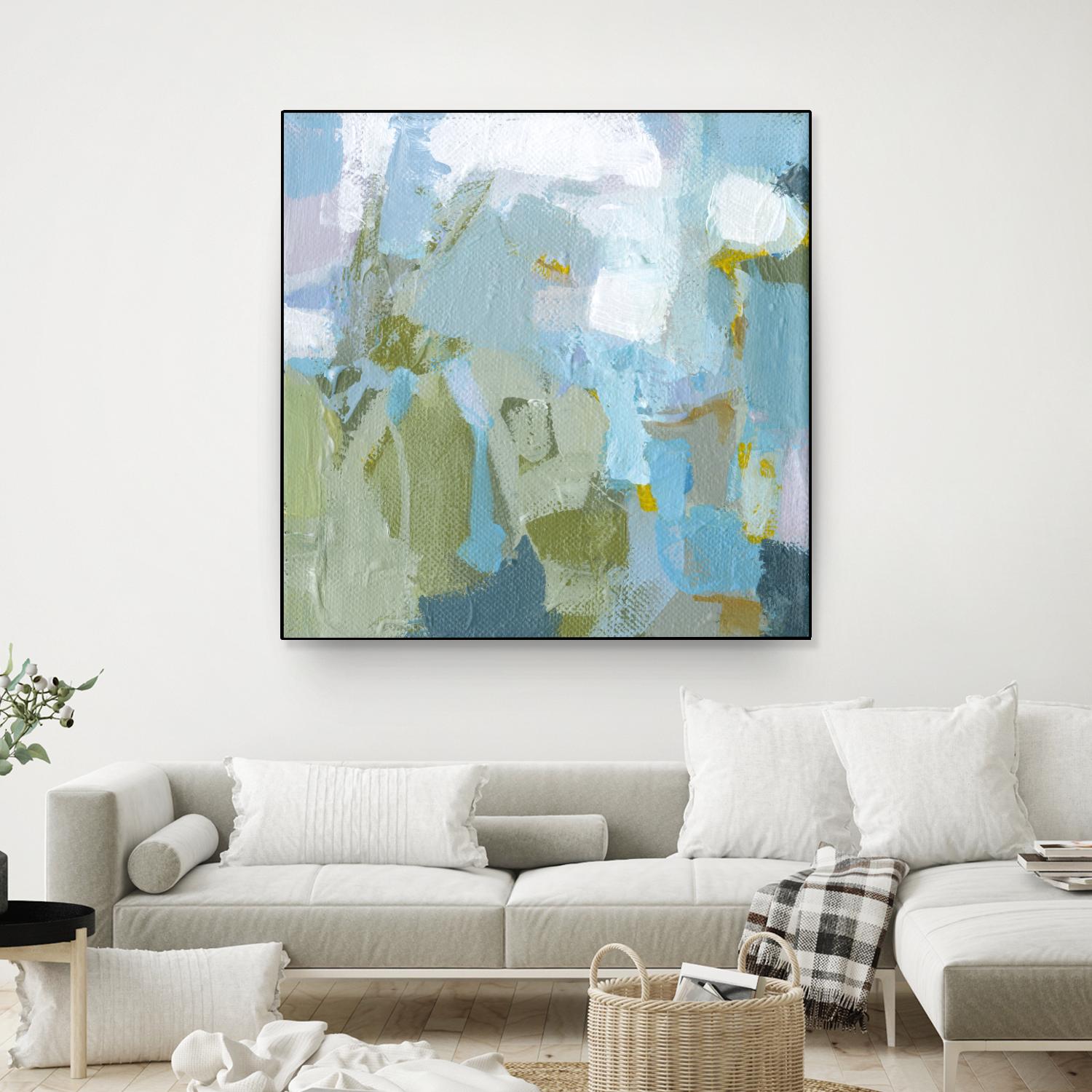 Dinner Mints by Christina Long on GIANT ART - green abstract