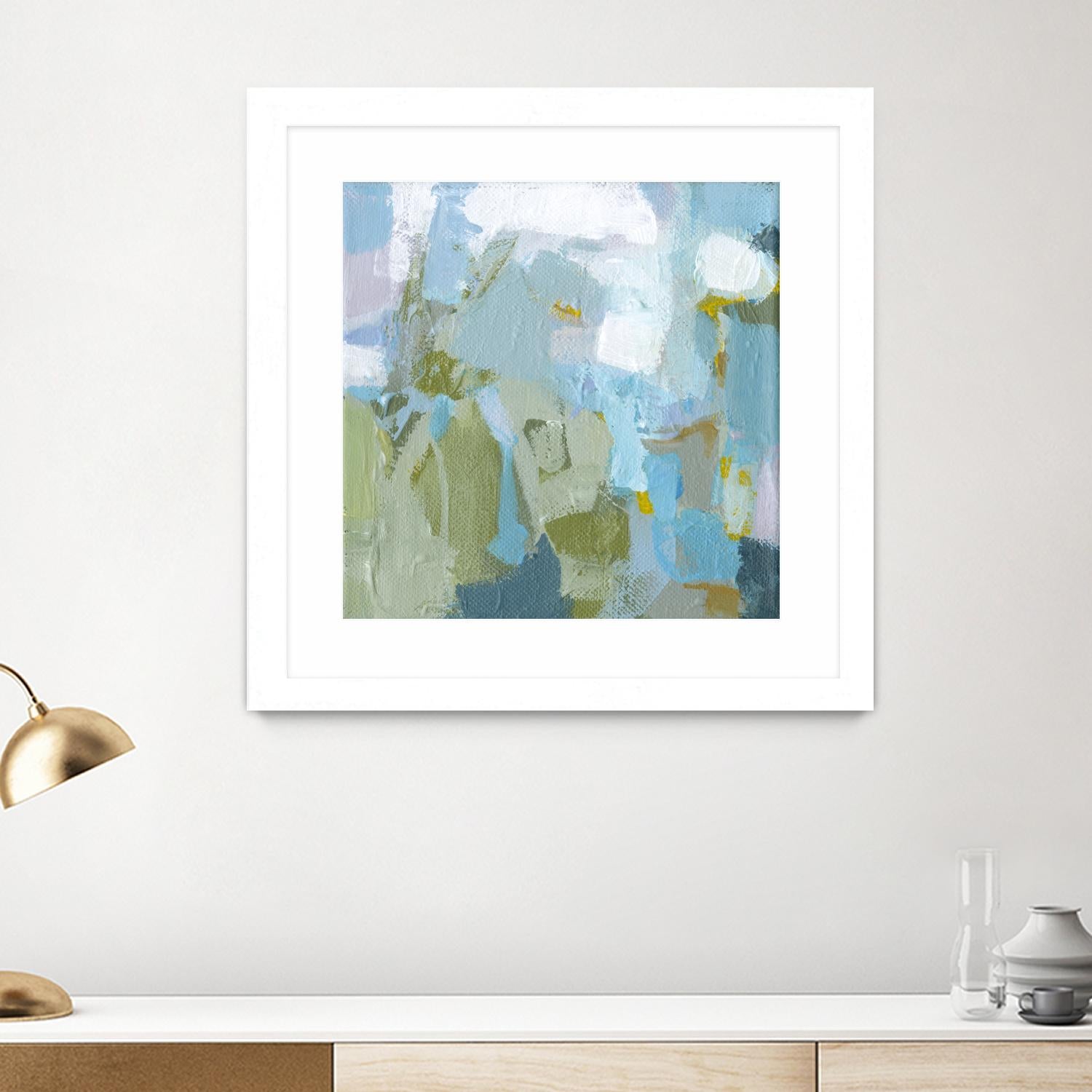 Dinner Mints by Christina Long on GIANT ART - green abstract