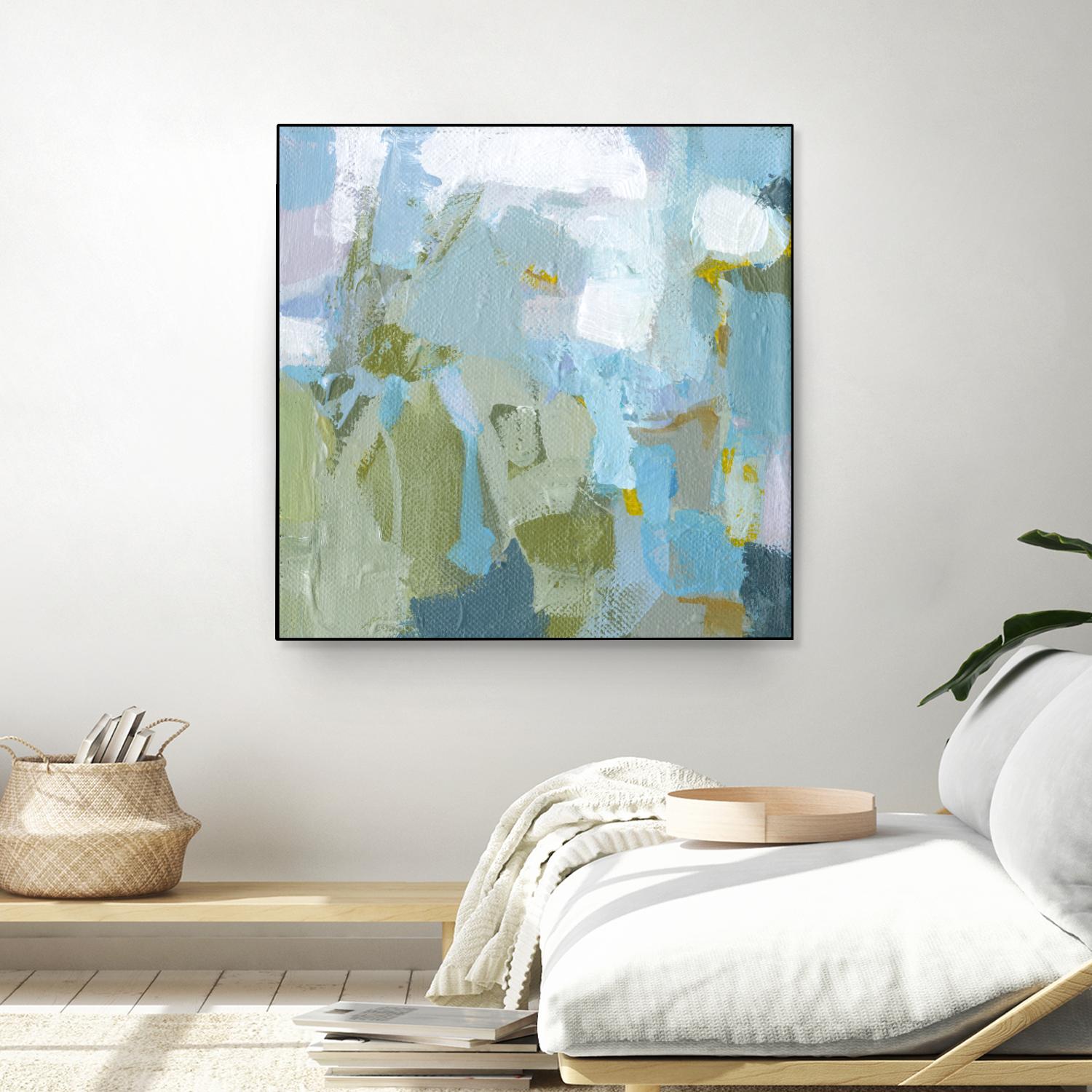 Dinner Mints by Christina Long on GIANT ART - green abstract