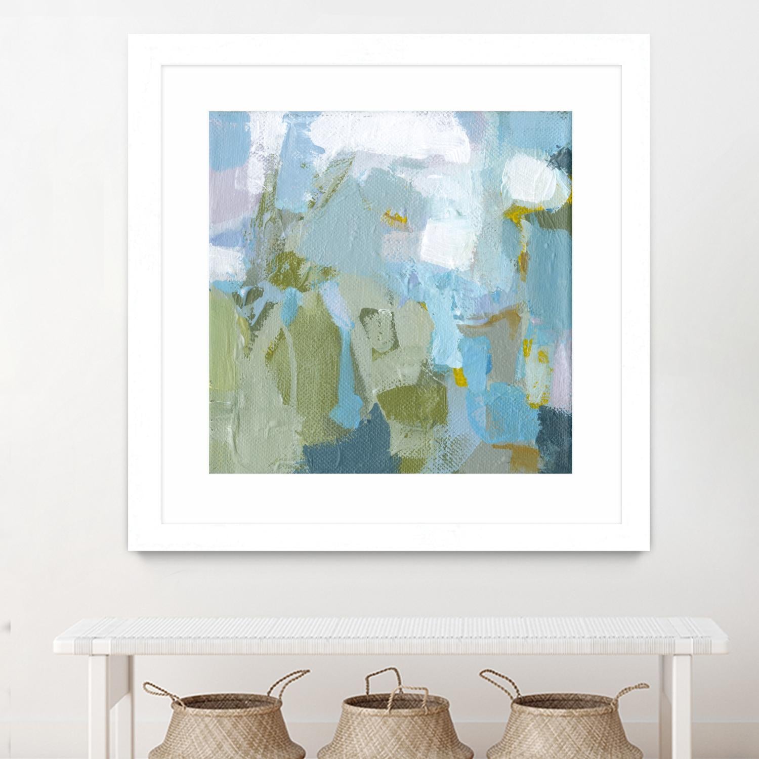 Dinner Mints by Christina Long on GIANT ART - green abstract