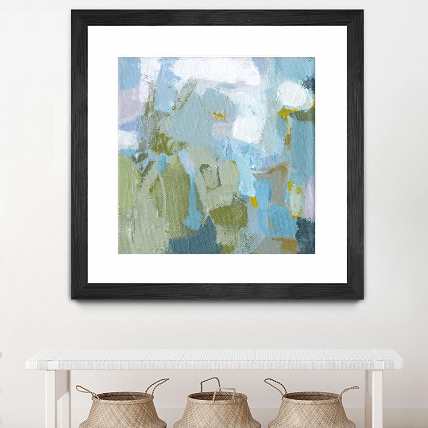 Dinner Mints by Christina Long on GIANT ART - green abstract