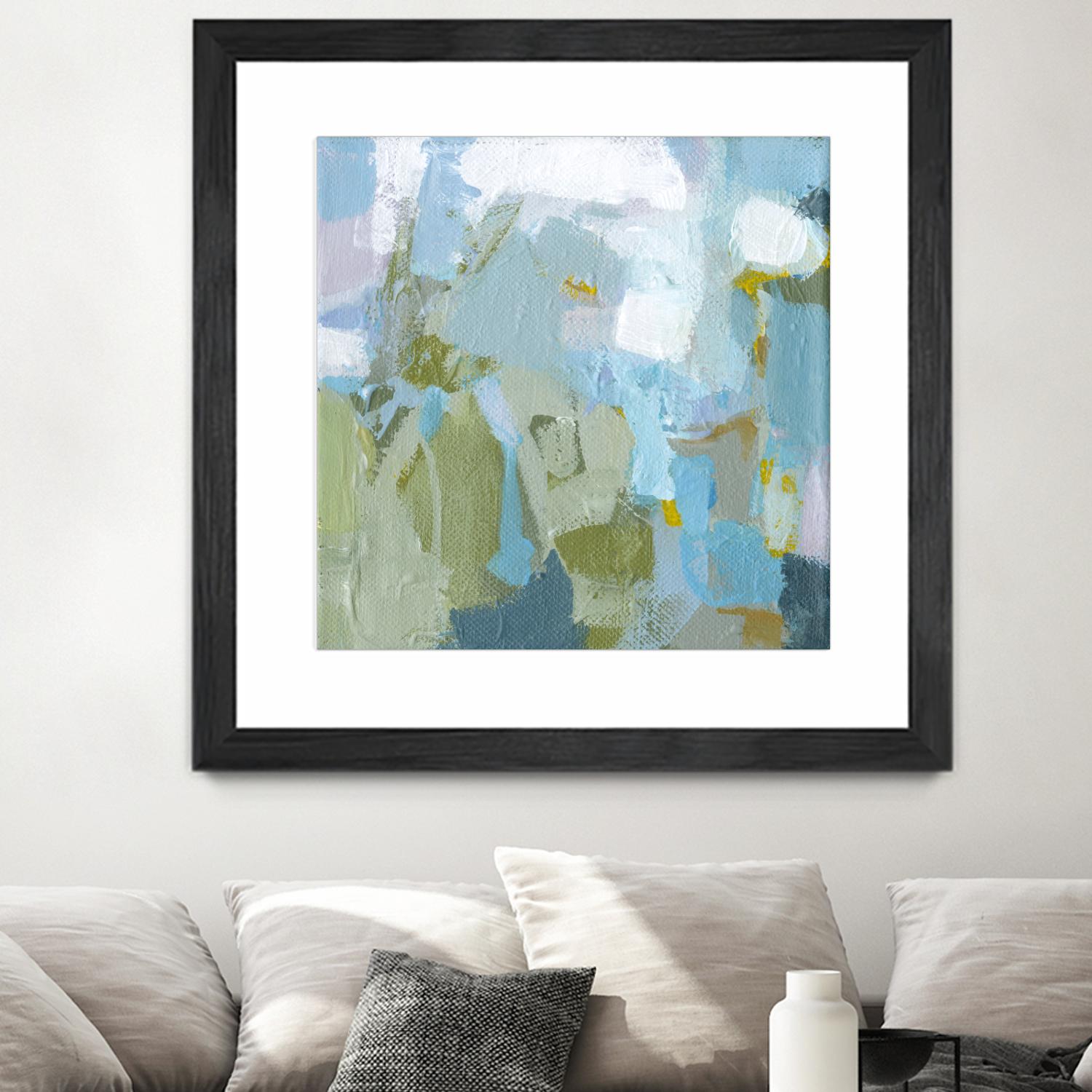 Dinner Mints by Christina Long on GIANT ART - green abstract