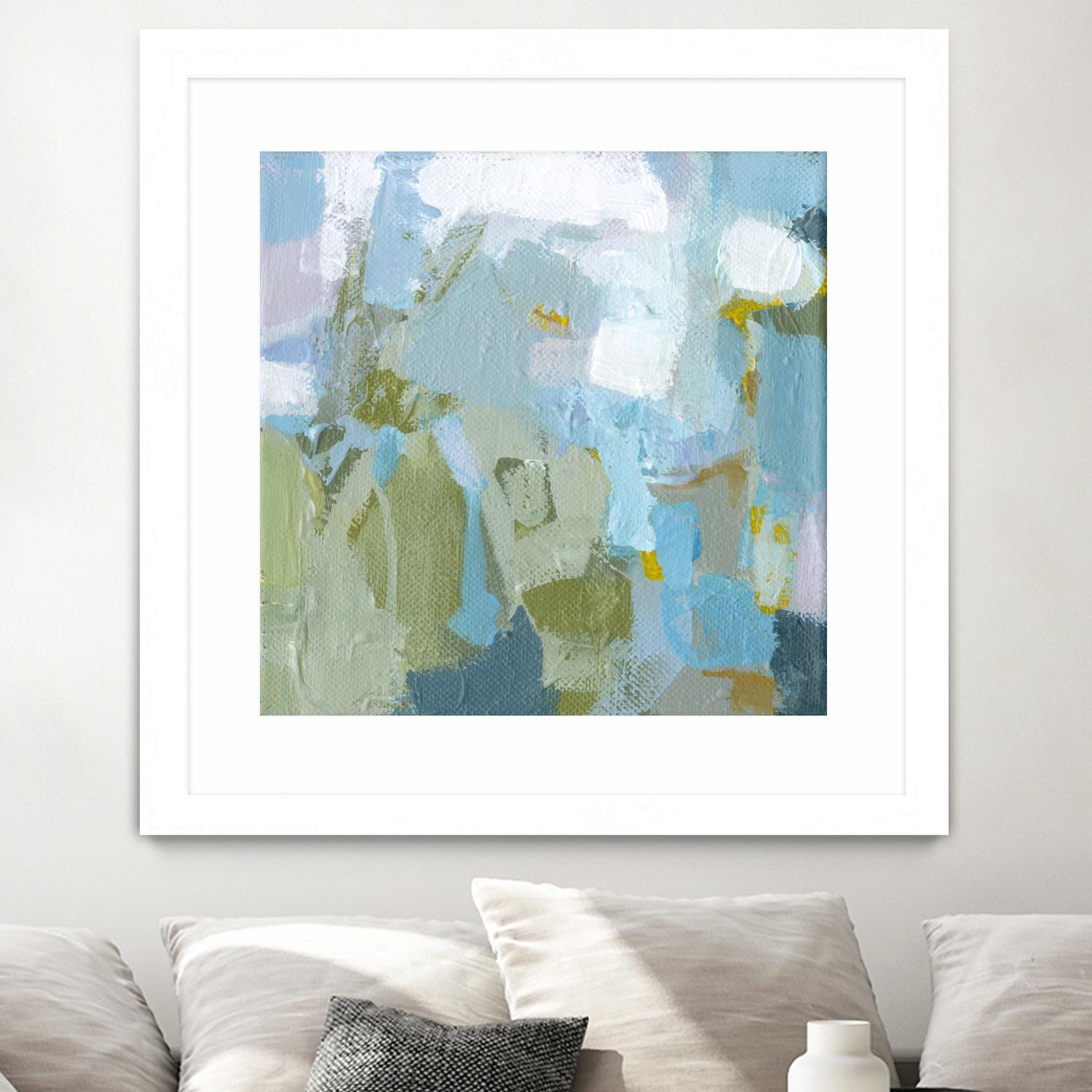 Dinner Mints by Christina Long on GIANT ART - green abstract