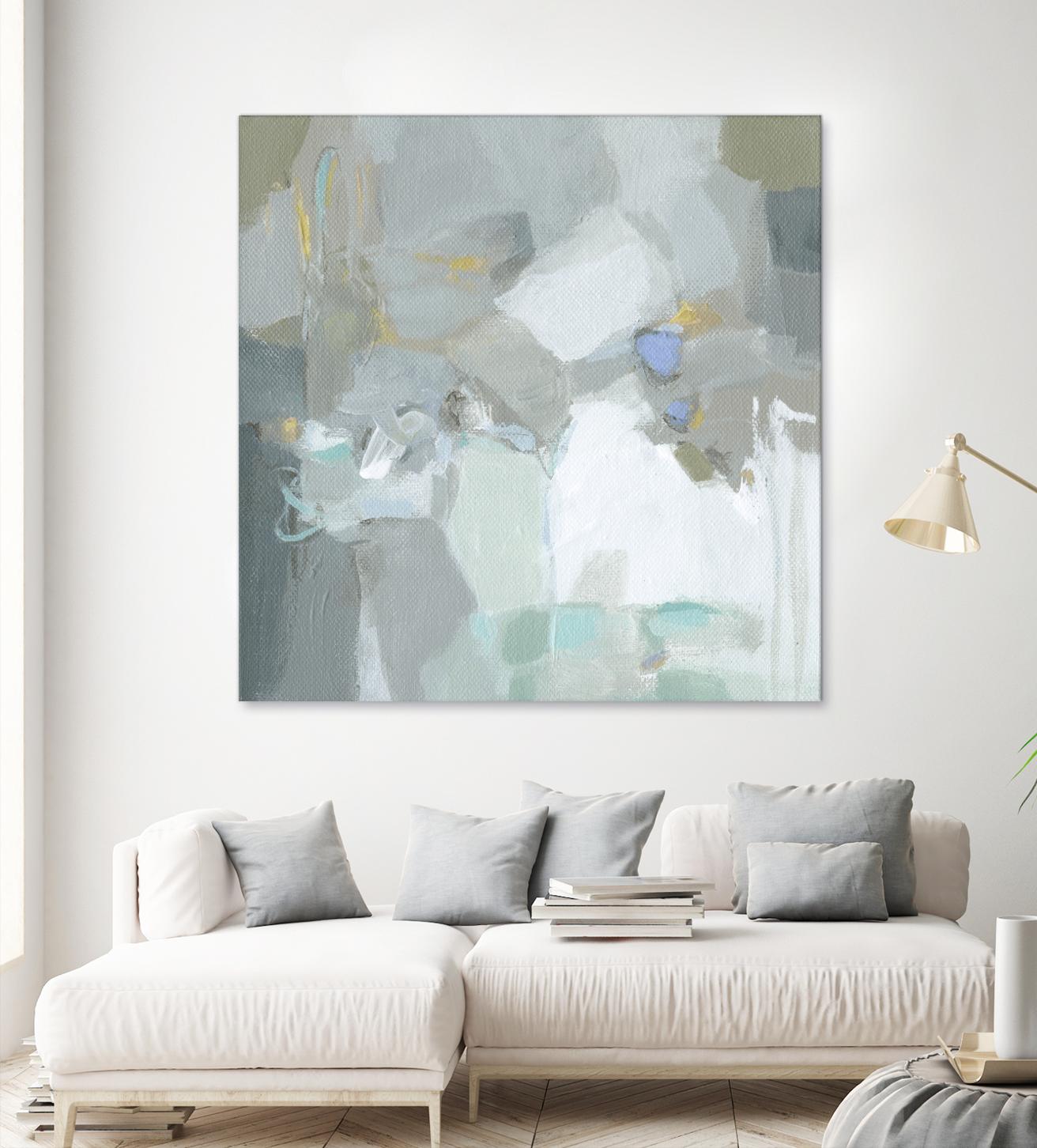 Frosted Flakes by Christina Long on GIANT ART - green abstract