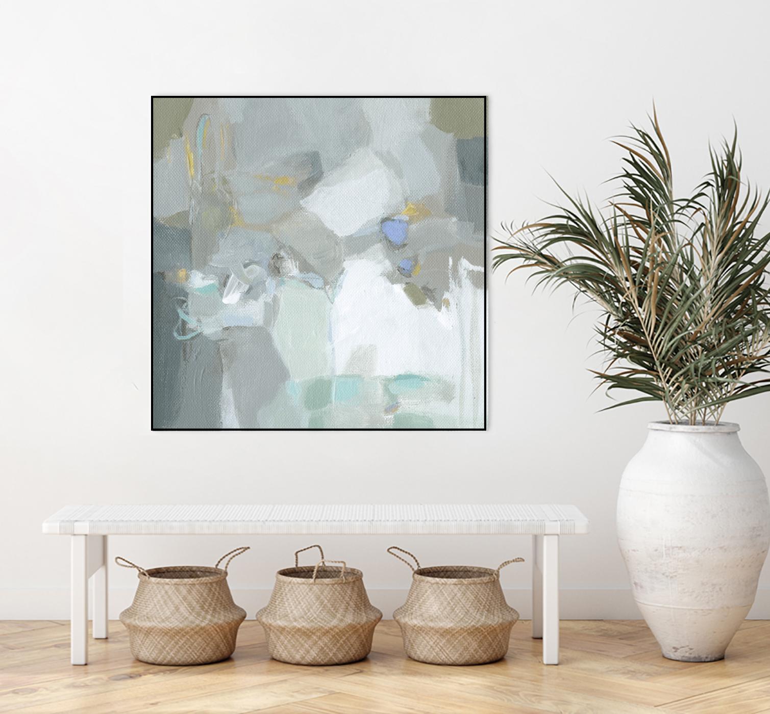 Frosted Flakes by Christina Long on GIANT ART - green abstract