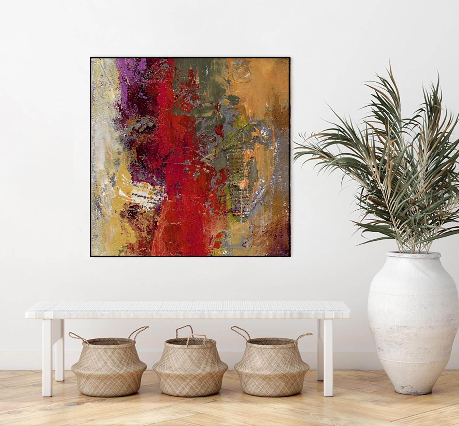 Sidecars II by Janet Bothne on GIANT ART - red abstract