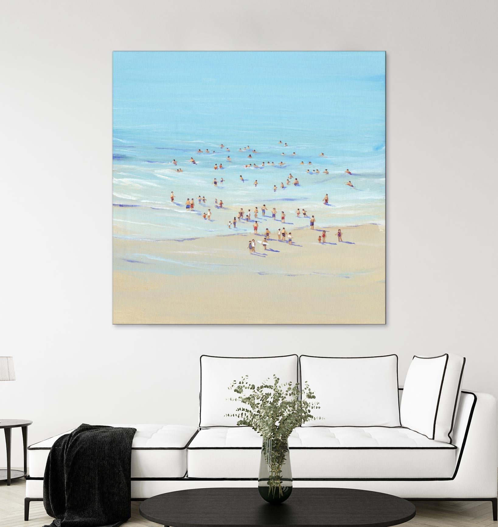 Beach Day I by Tim OToole on GIANT ART - beige coastal & tropical beach