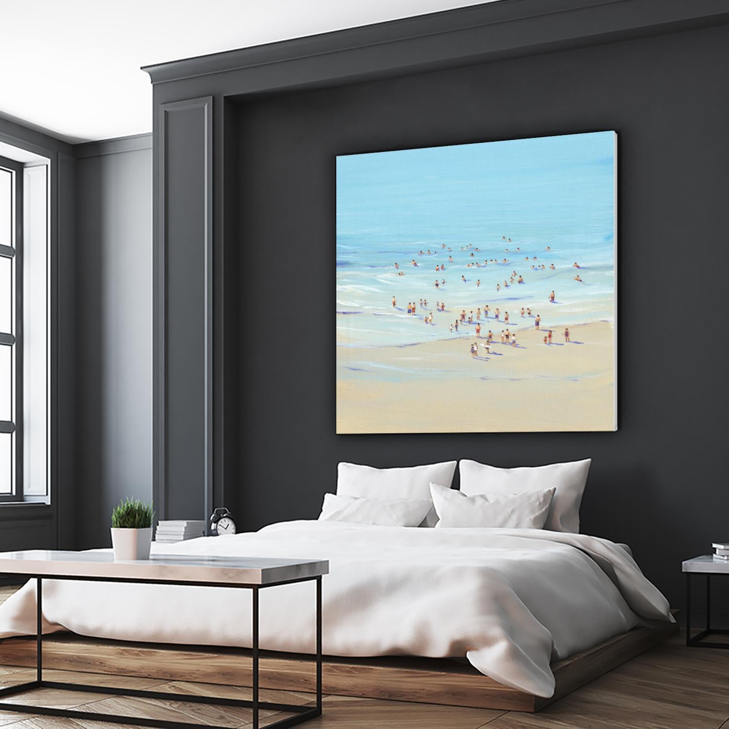 Beach Day I by Tim OToole on GIANT ART - beige coastal & tropical beach