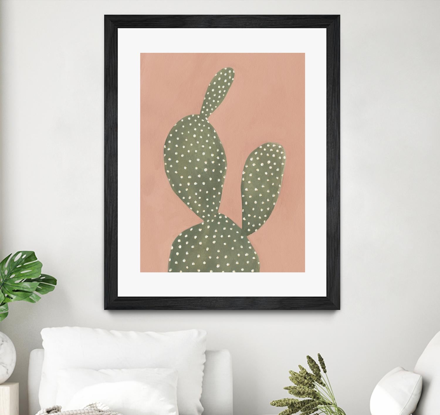Coral Cacti I by Emma Scarvey on GIANT ART - coastal & tropical
