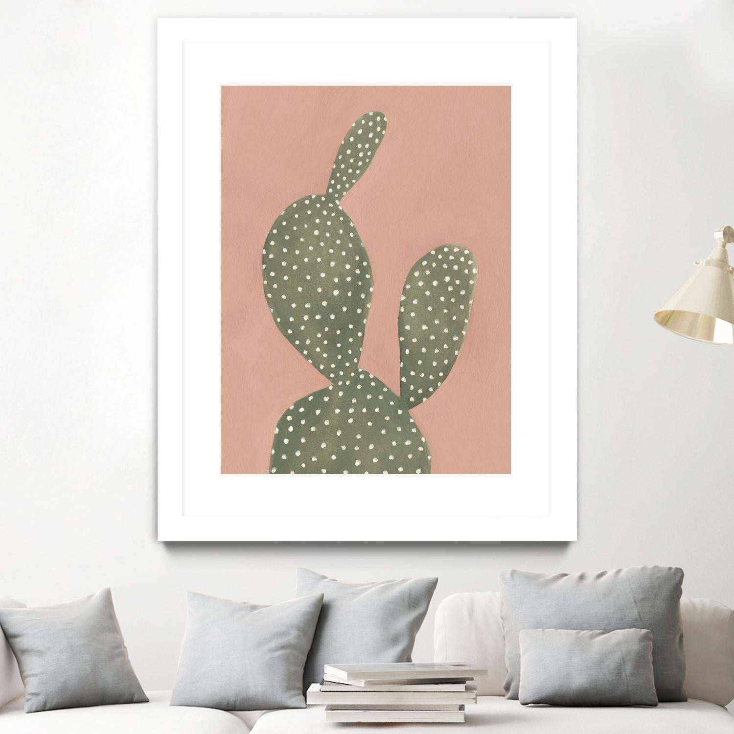 Coral Cacti I by Emma Scarvey on GIANT ART - coastal & tropical