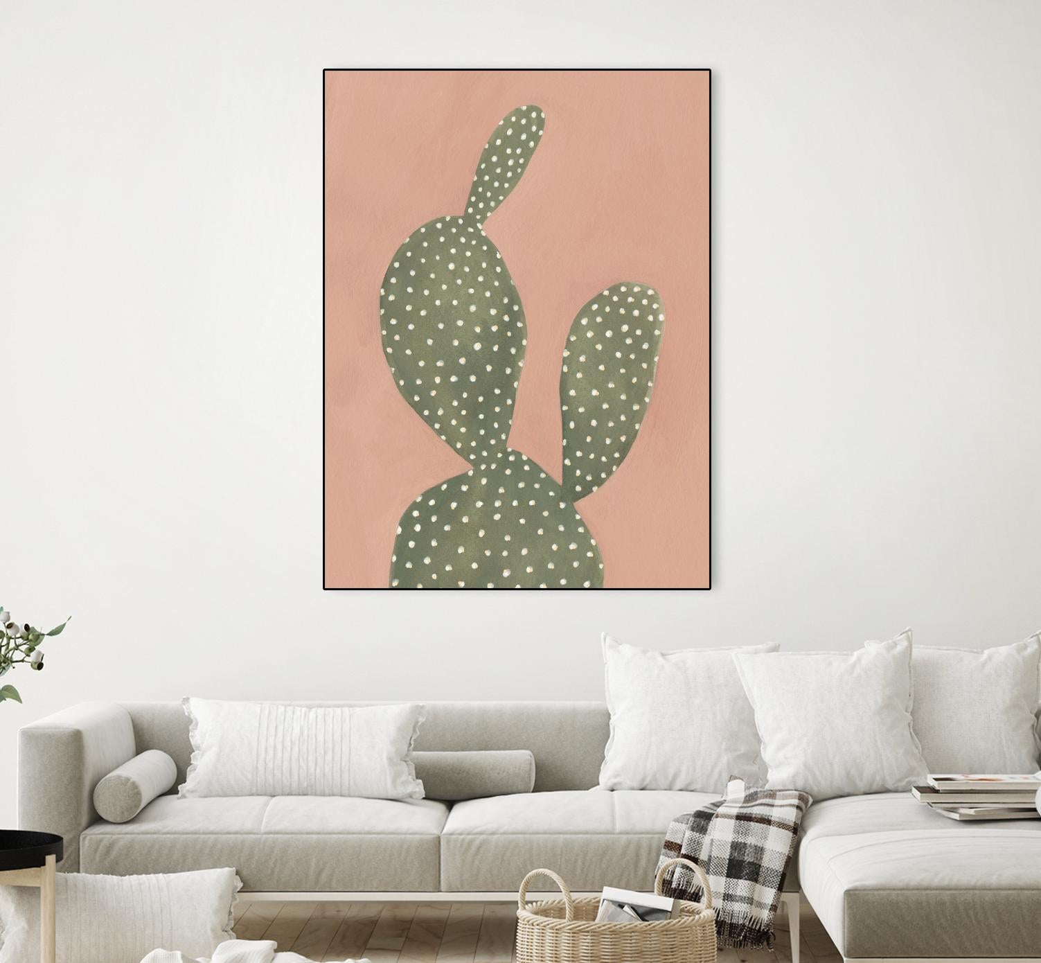 Coral Cacti I by Emma Scarvey on GIANT ART - coastal & tropical