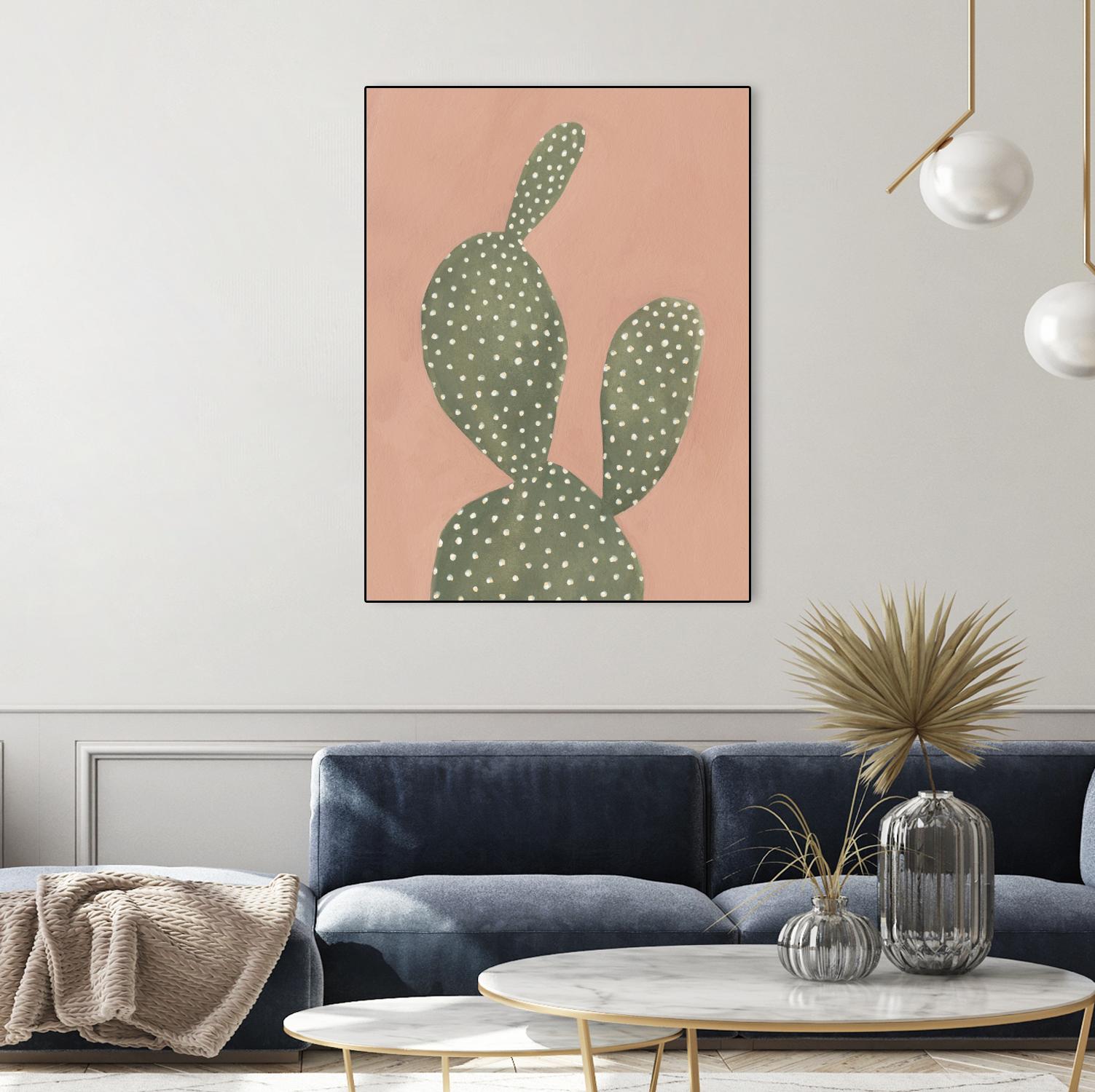 Coral Cacti I by Emma Scarvey on GIANT ART - coastal & tropical