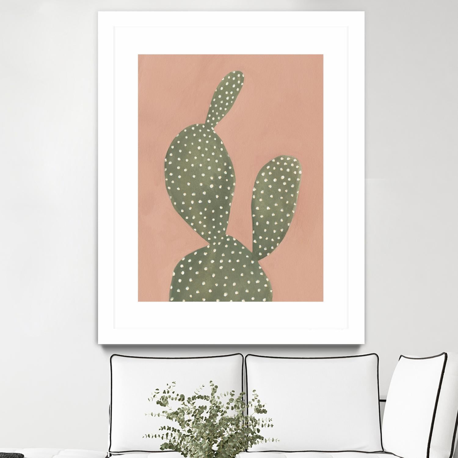 Coral Cacti I by Emma Scarvey on GIANT ART - coastal & tropical