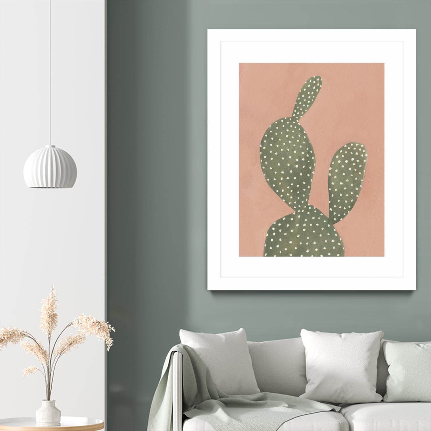 Coral Cacti I by Emma Scarvey on GIANT ART - coastal & tropical