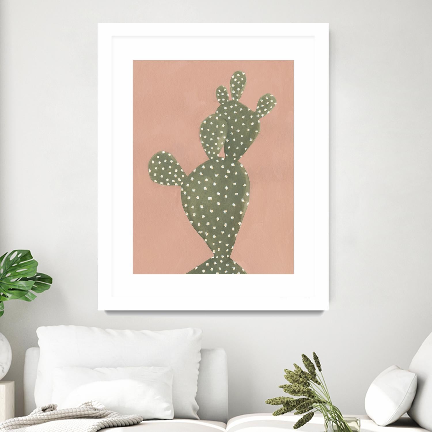 Coral Cacti II by Emma Scarvey on GIANT ART - coastal & tropical