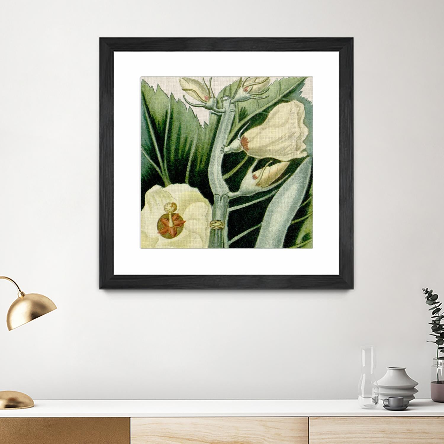 Cropped Turpin Tropicals III by Vision Studio on GIANT ART - botanical & floral