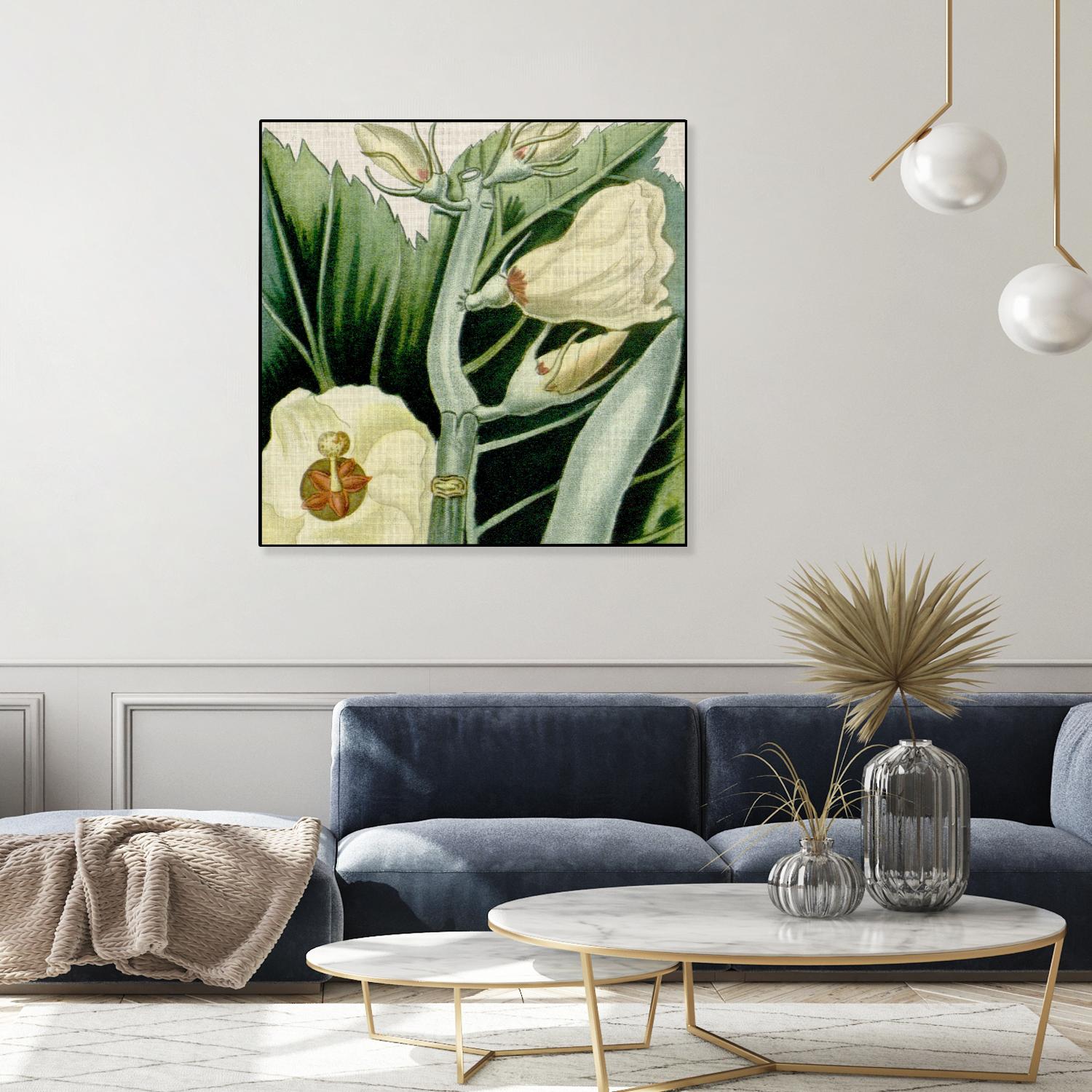 Cropped Turpin Tropicals III by Vision Studio on GIANT ART - botanical & floral