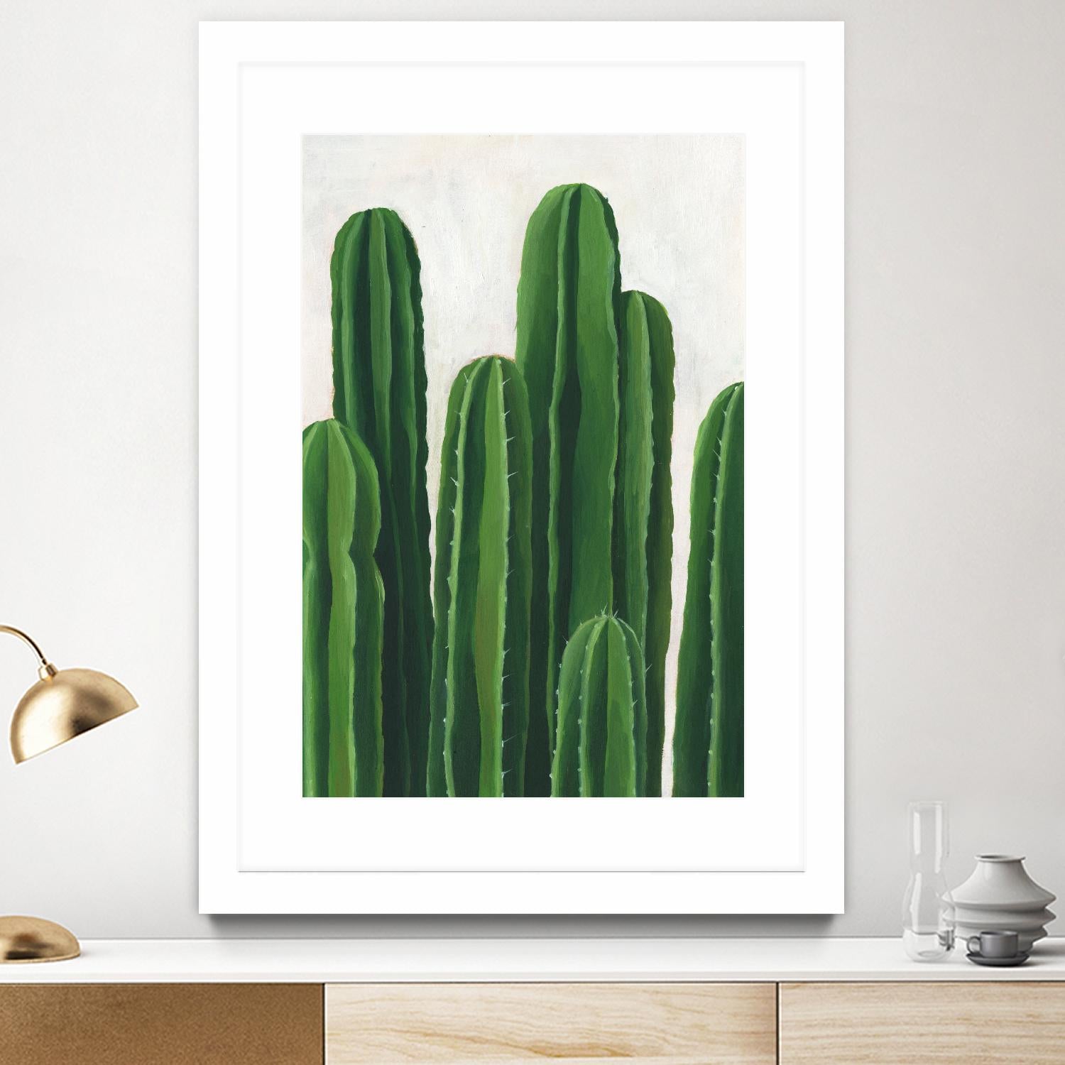 Pura Vida III by Grace Popp on GIANT ART - beige coastal & tropical plant