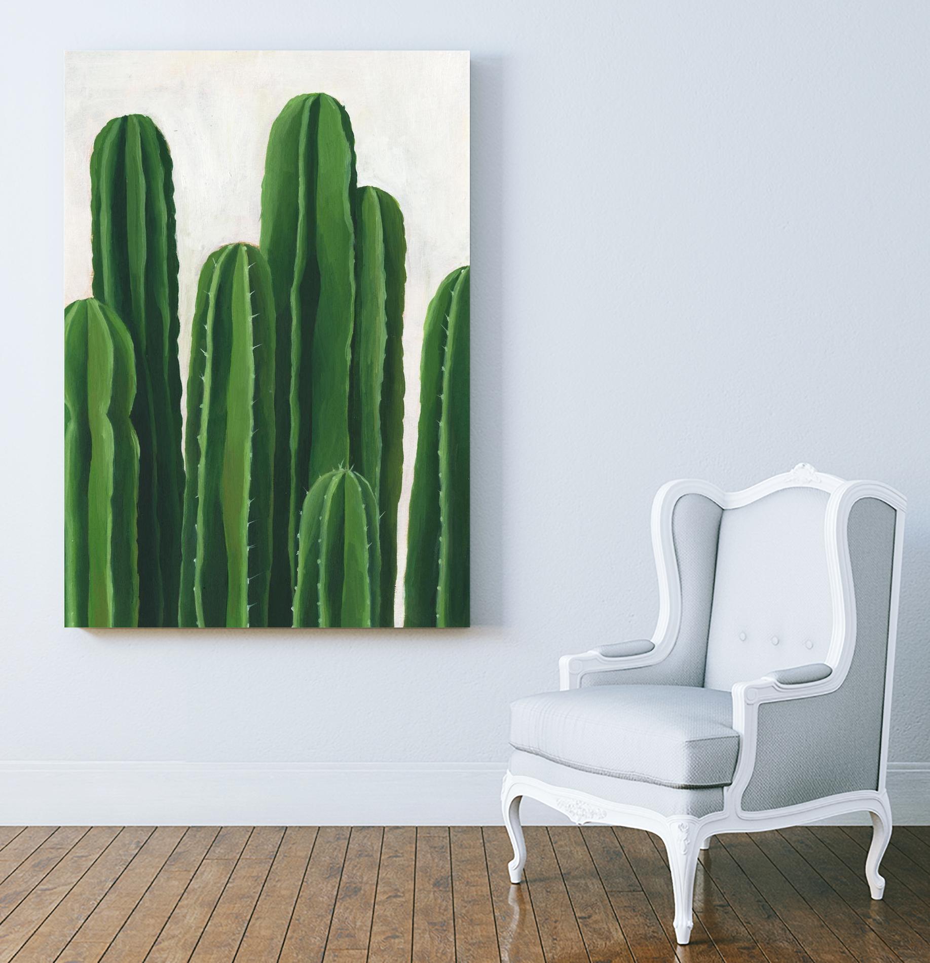 Pura Vida III by Grace Popp on GIANT ART - beige coastal & tropical plant