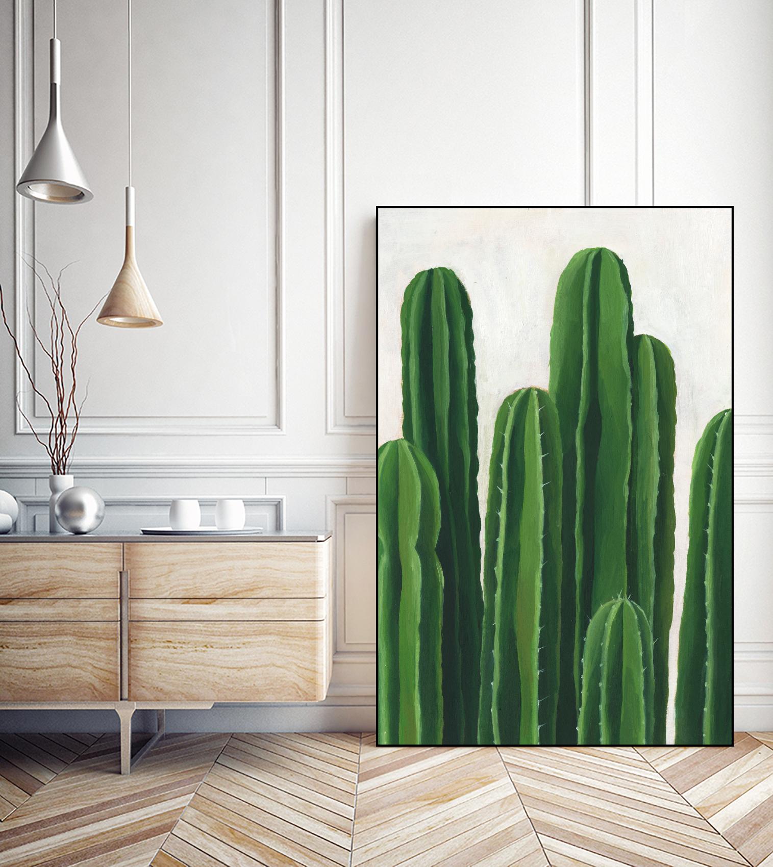 Pura Vida III by Grace Popp on GIANT ART - beige coastal & tropical plant