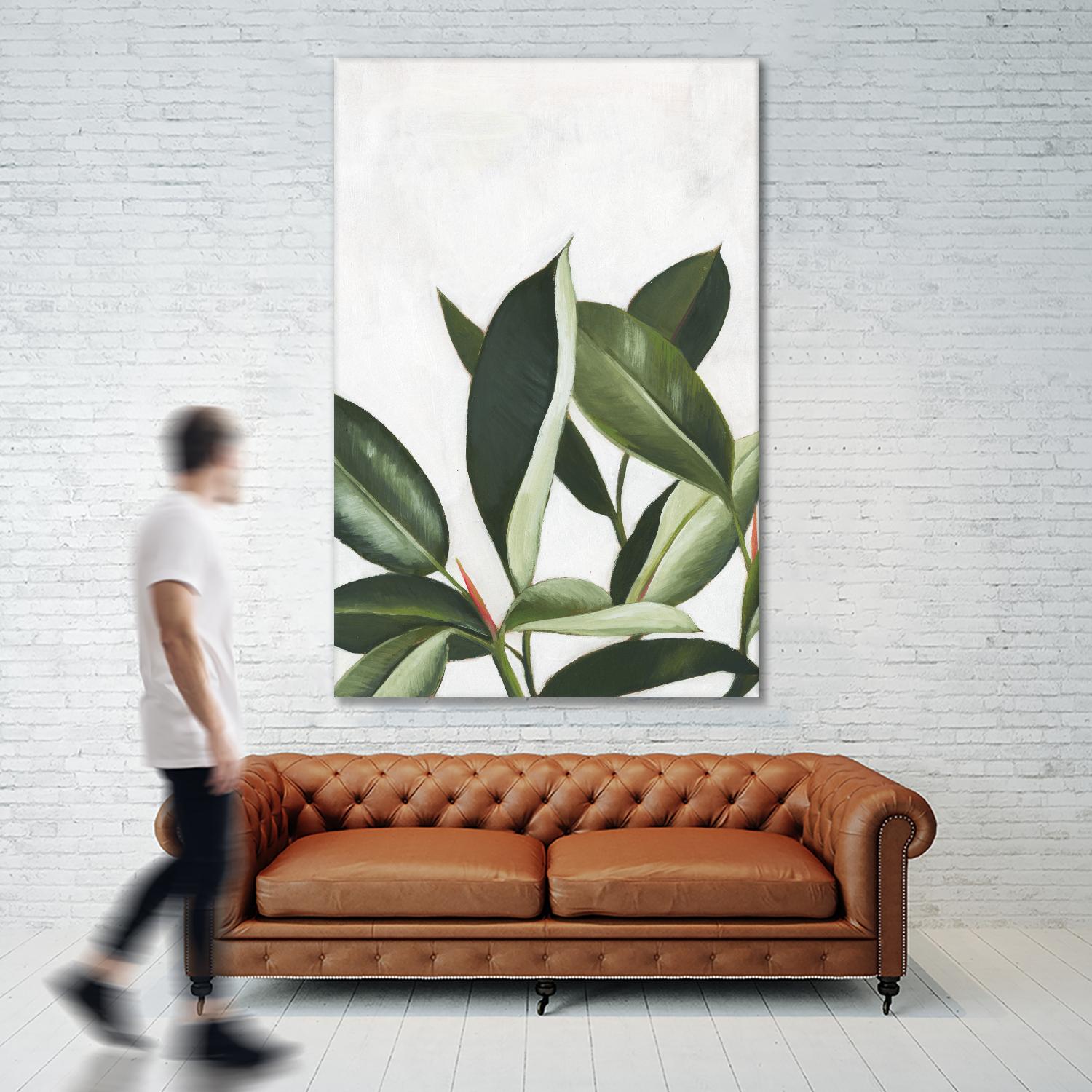 Pura Vida IV by Grace Popp on GIANT ART - green coastal & tropical abstract