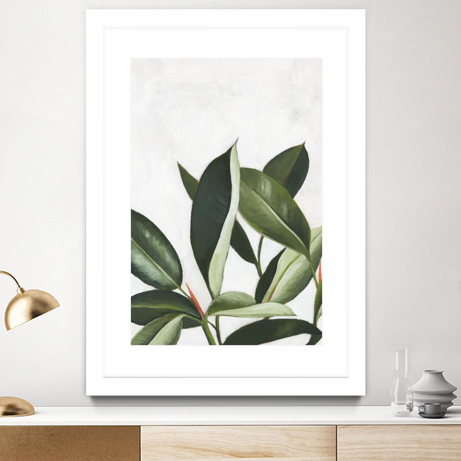 Pura Vida IV by Grace Popp on GIANT ART - green coastal & tropical abstract