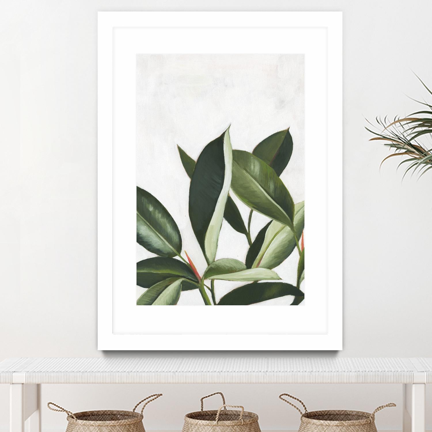 Pura Vida IV by Grace Popp on GIANT ART - green coastal & tropical abstract