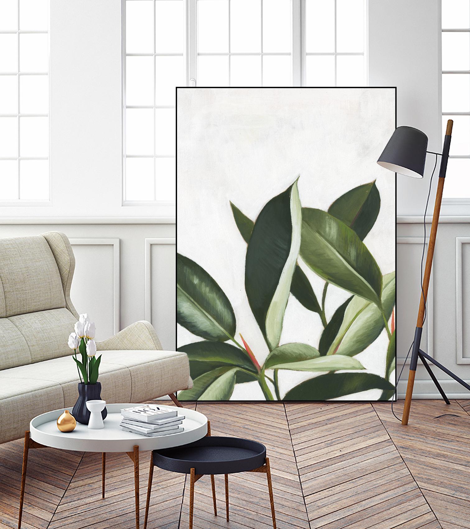 Pura Vida IV by Grace Popp on GIANT ART - green coastal & tropical abstract