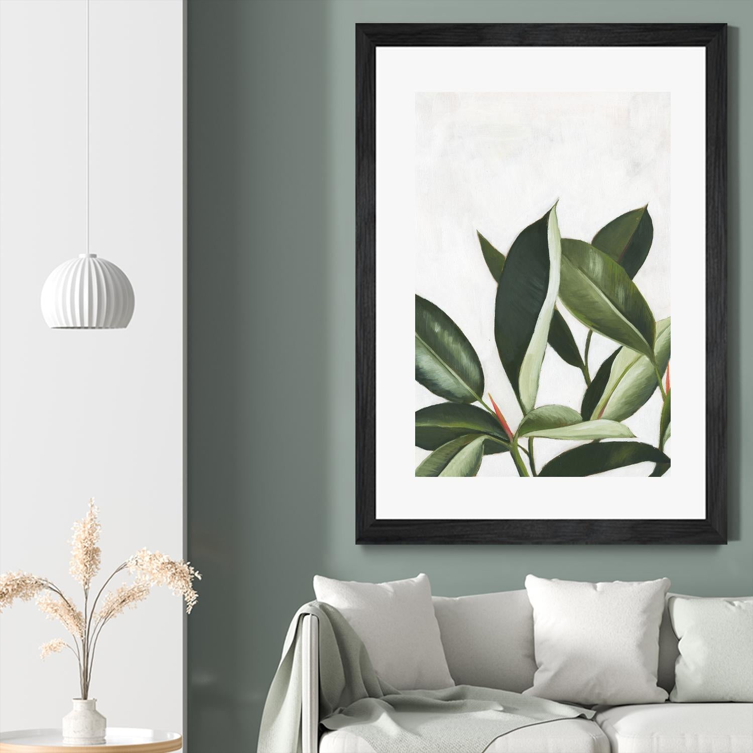 Pura Vida IV by Grace Popp on GIANT ART - green coastal & tropical abstract