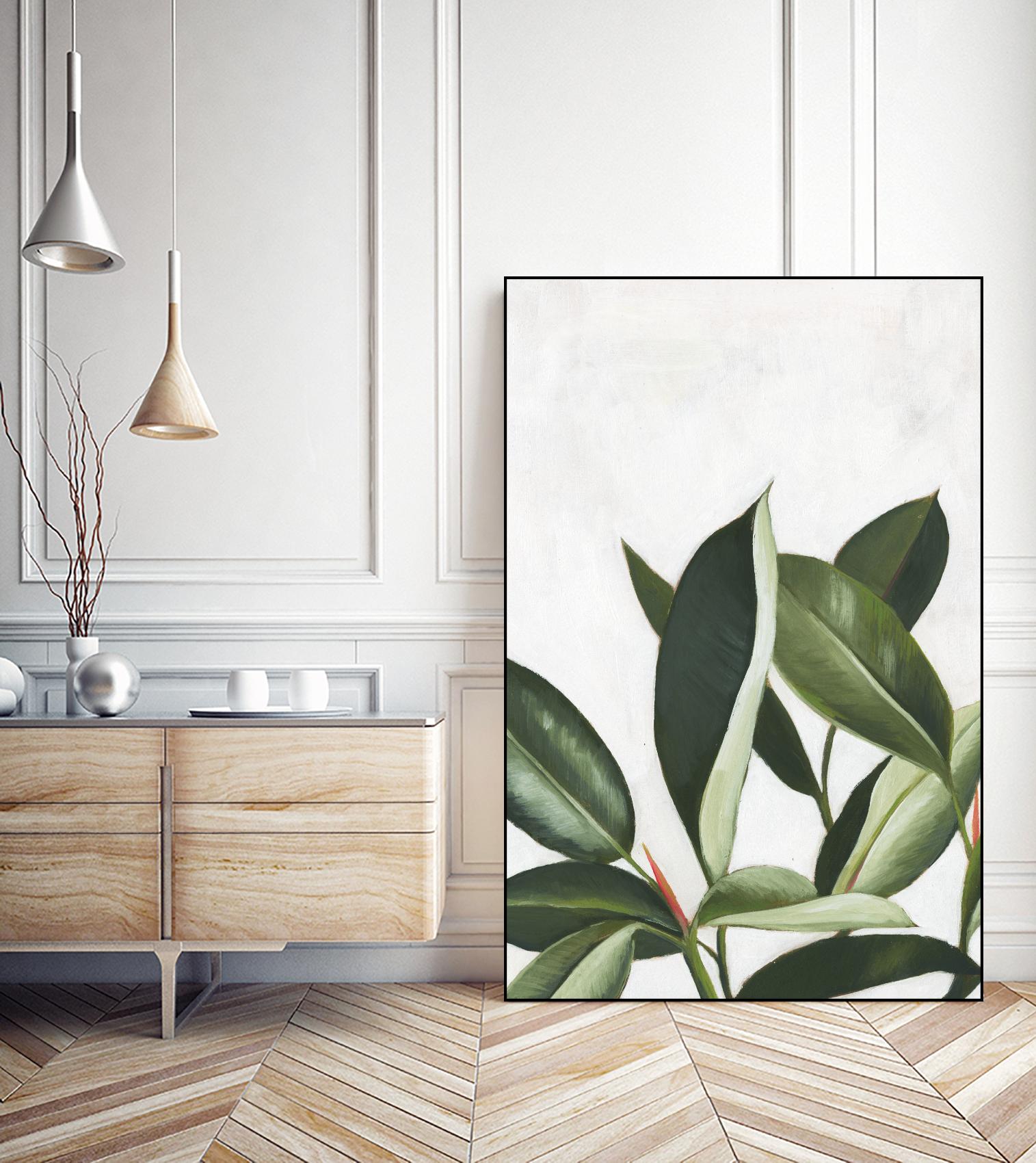 Pura Vida IV by Grace Popp on GIANT ART - green coastal & tropical abstract